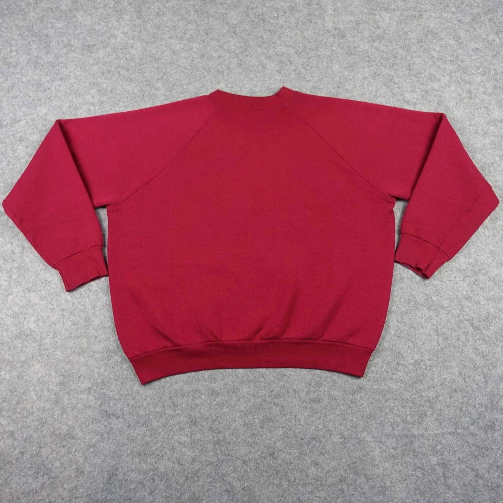 Fruit Of The Loom VINTAGE Fruit Of The Loom Sweatshirt Mens M Red Pullover Crewneck USA Blank Size US M / EU 48-50 / 2 - 6 Thumbnail