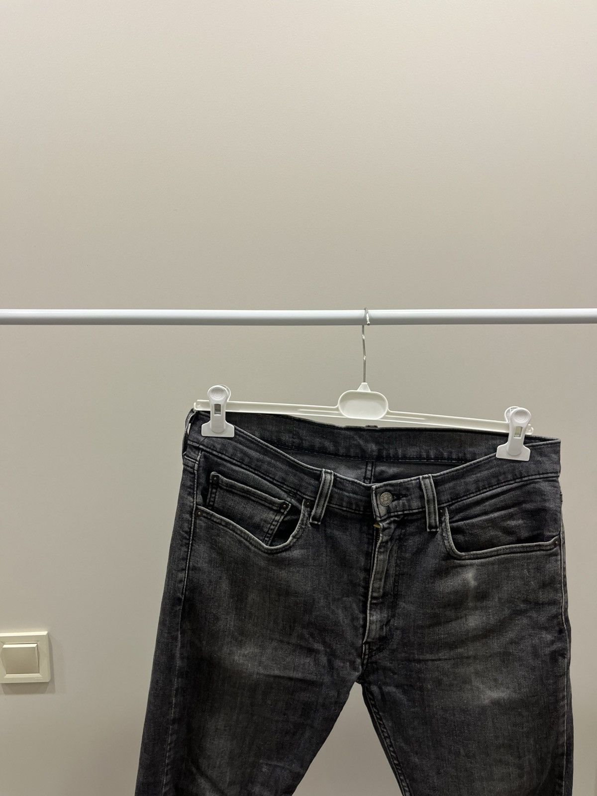 Levi's Vintage 90s Y2K Levi's 519 Gray Denim Jeans Made In USA Size US 34 / EU 50 - 4 Thumbnail