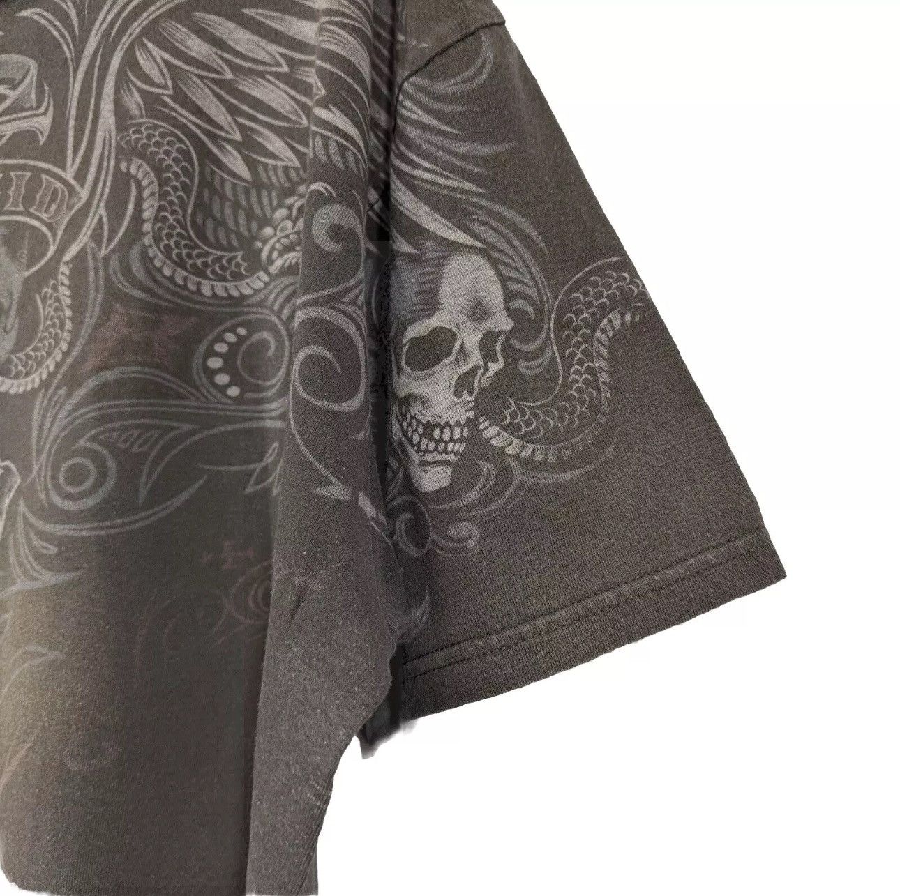 Liquid Blue Liquid Blue Star Skulls Cross Bones Vtg Shirt Mens XL Faded Size US XL / EU 56 / 4 - 9 Thumbnail