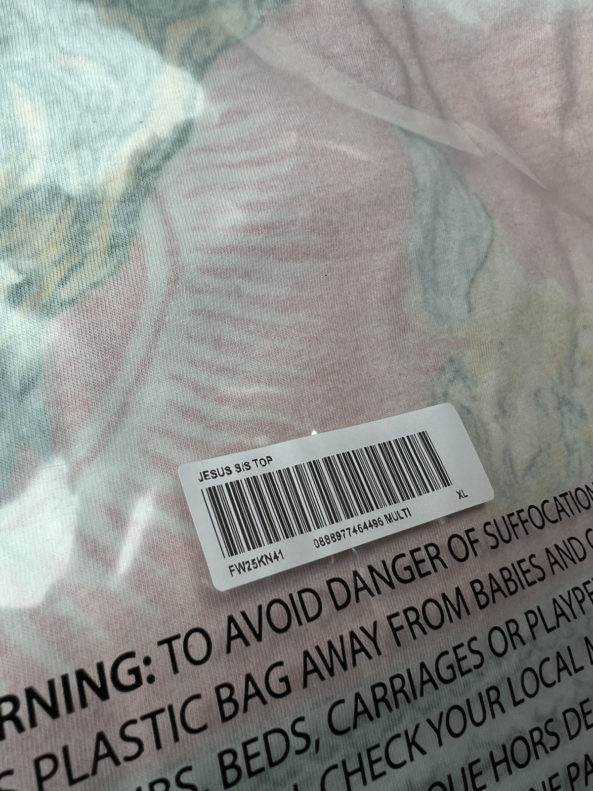 NEW Supreme Jesus S/S Top Size Extra Large *READY TO SHIP 