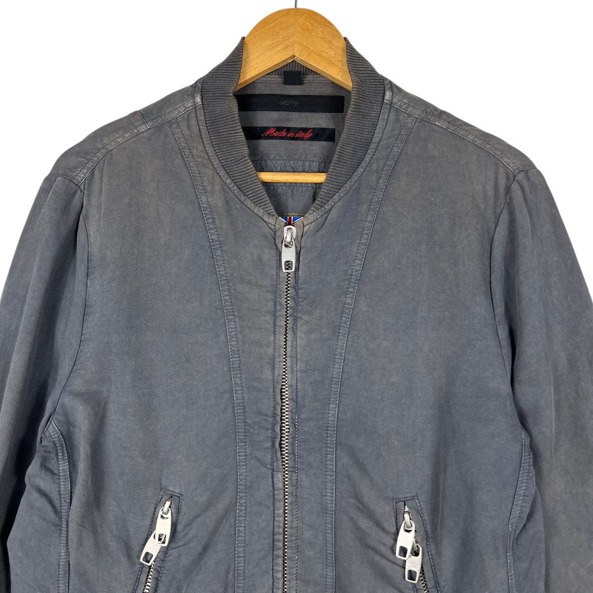 Griffin Griffin Stop Toxic waste Bomber Jacket Made In Italy Size US S / EU 44-46 / 1 - 4 Thumbnail