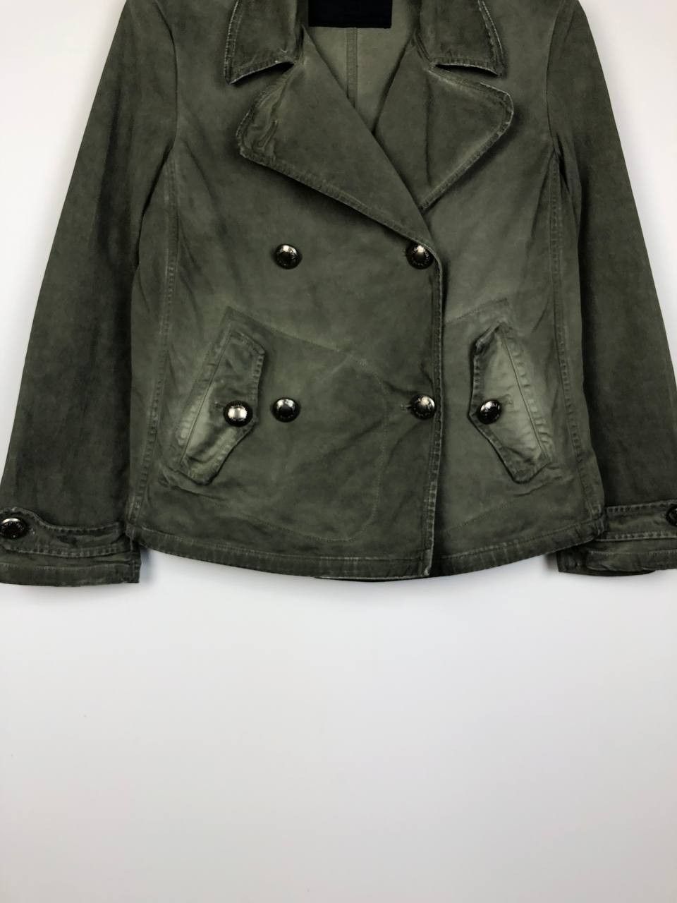 Prada Prada Khaki Faded Jacket size 40 Size S / US 4 / IT 40 - 3 Thumbnail