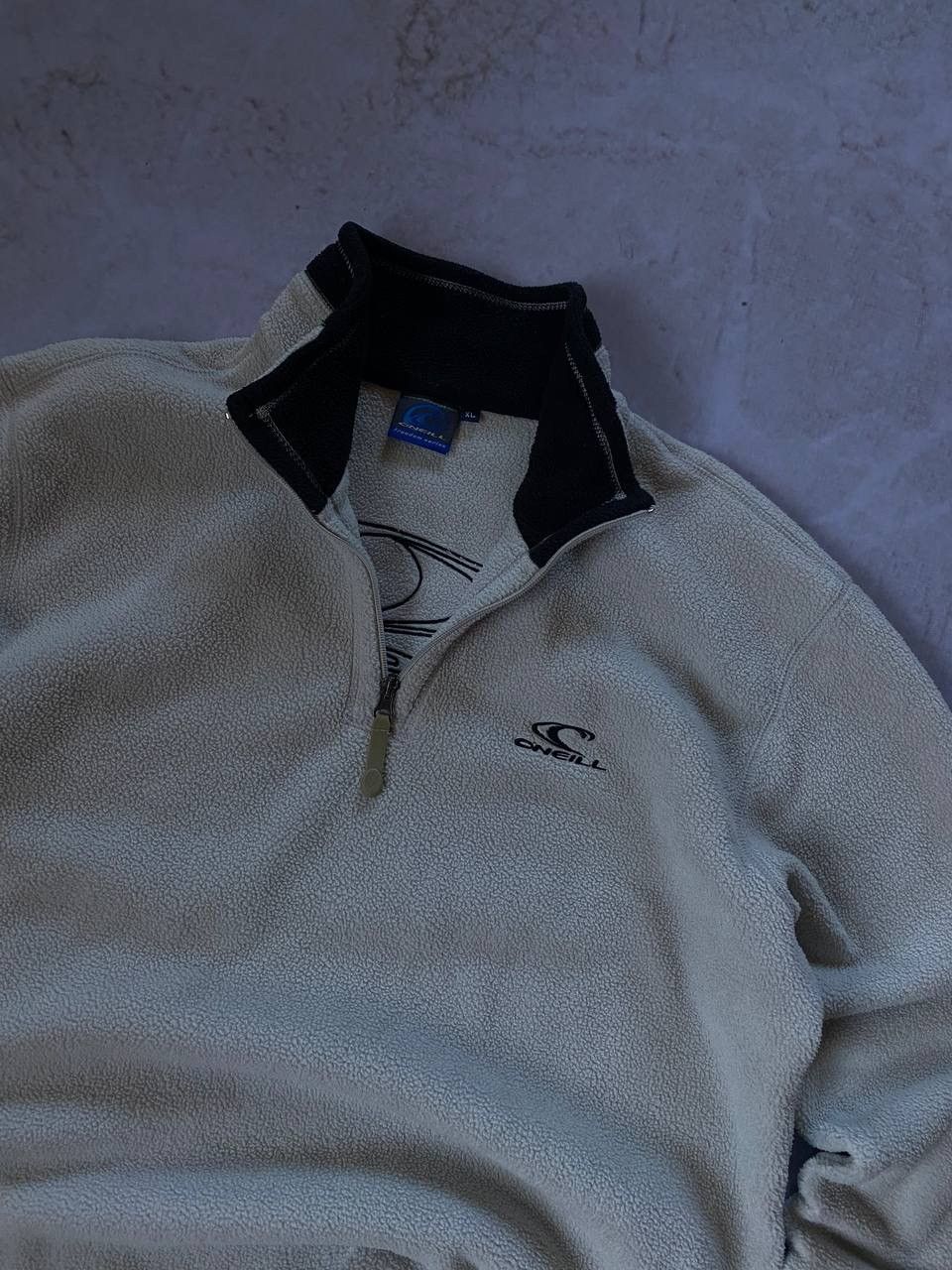 O'Neill Vintage 90s O’Neil 1/4 Zip Fleece Sweatshirt Big Logo Y2K Size US XL / EU 56 / 4 - 2 Thumbnail