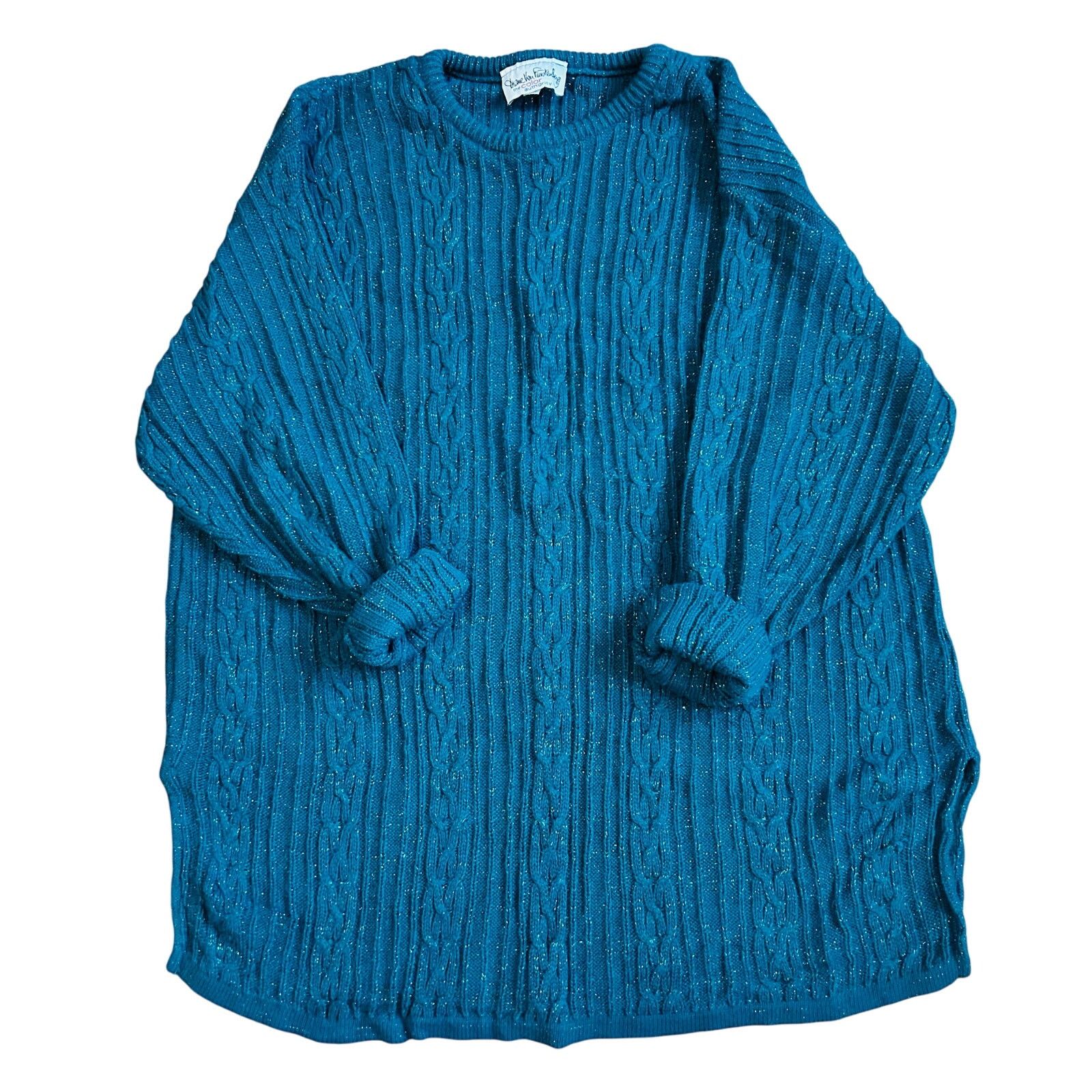 Diane von Furstenberg Vintage Diane Von Furstenberg Cable Knit Sweater 1X 2X Size XXL / US 16-18 / IT 52-54 - 1 Thumbnail