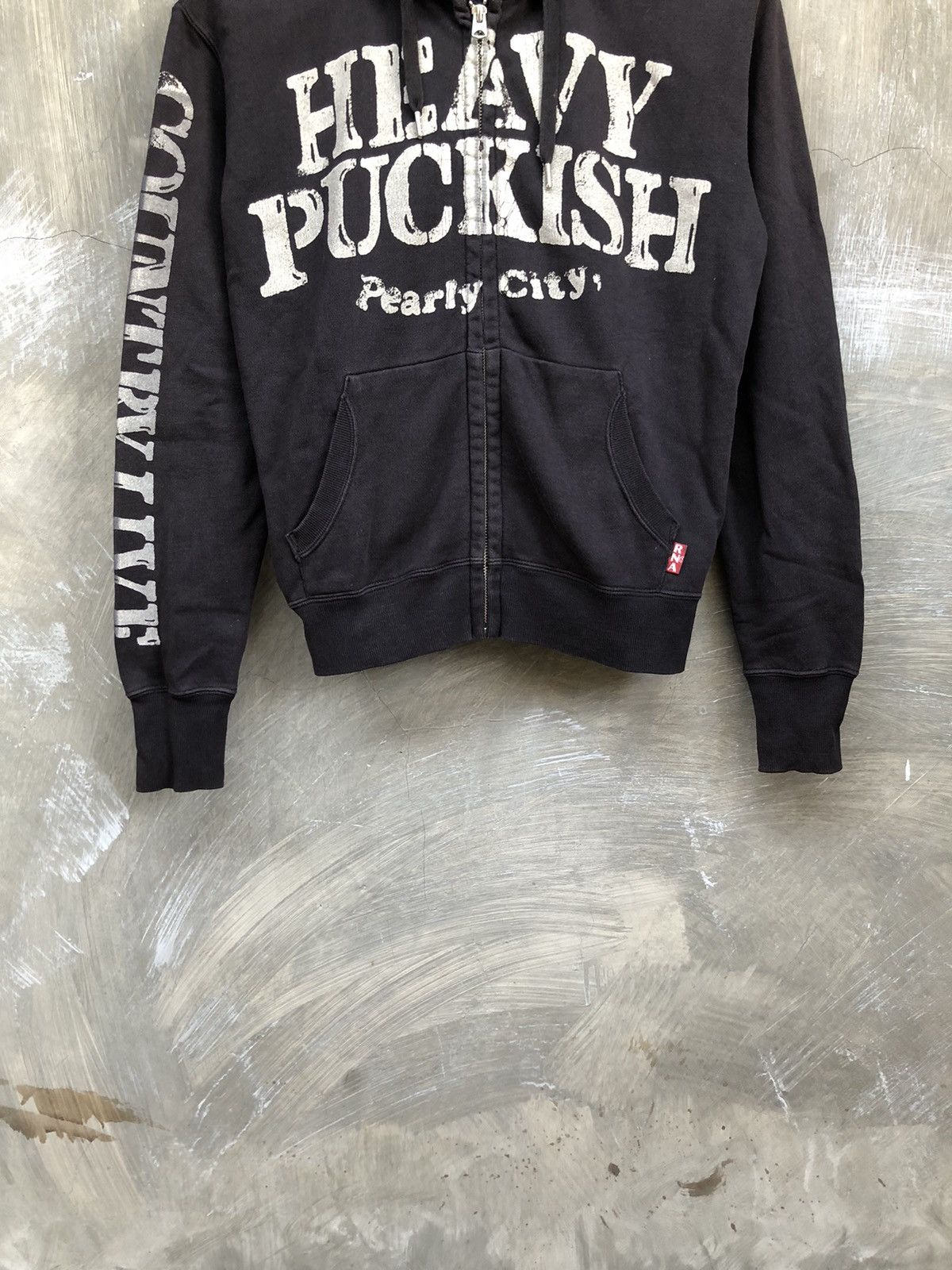 If Six Was Nine AVANTGARDE💥 Japanese RNA Faded Zipper Jacket Size US M / EU 48-50 / 2 - 3 Thumbnail