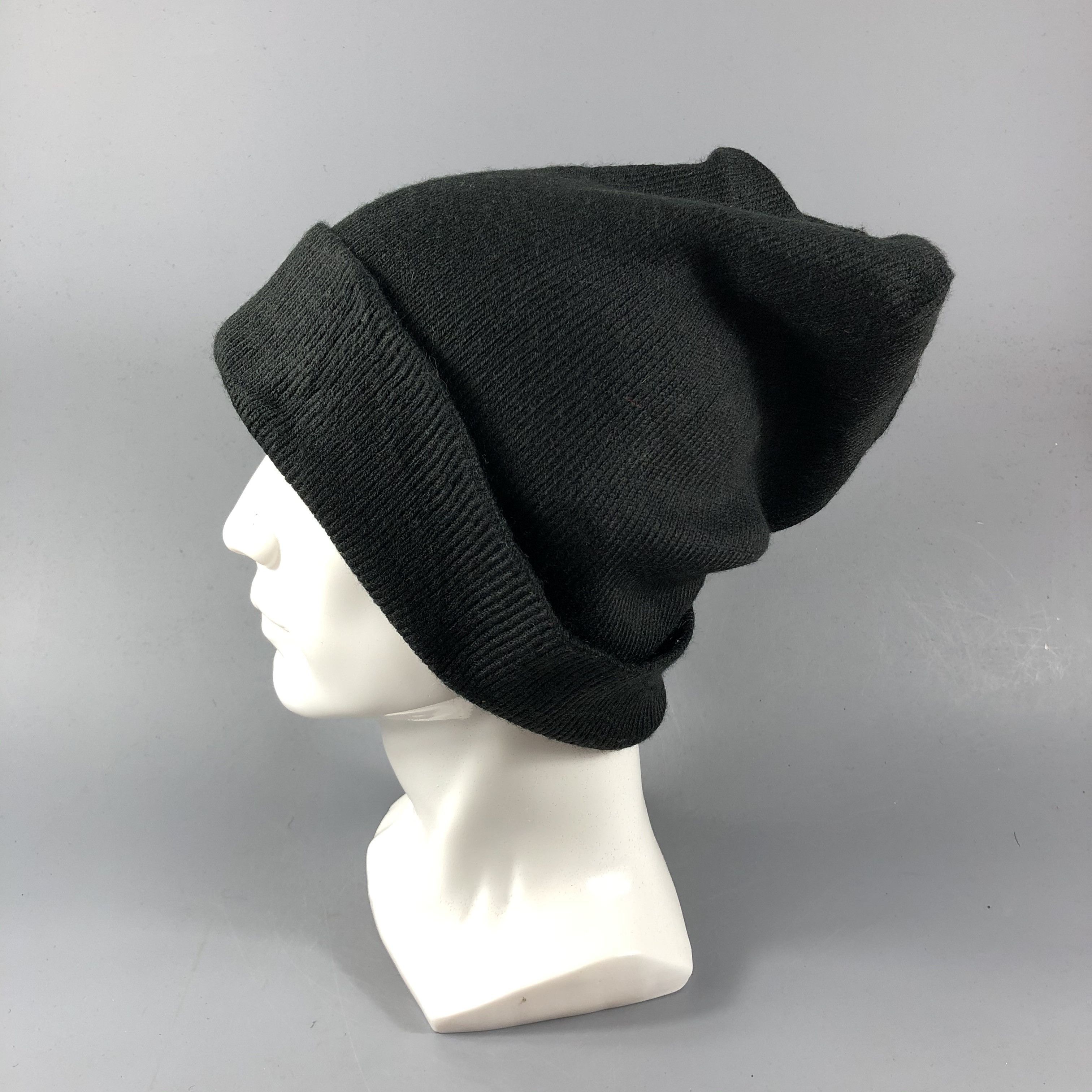 Vintage Made in USA Fisherman Knit Beanie Snowcap Snow Hat B733 Size ONE SIZE - 2 Thumbnail