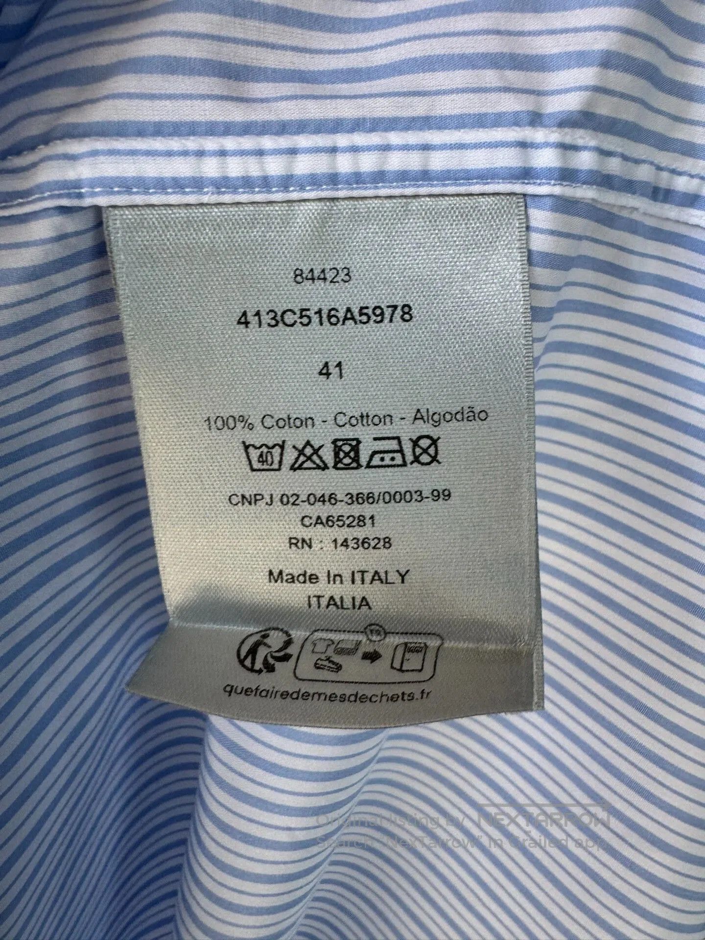 Dior Dior Striped Loose Long Sleeve Shirt. Size US M / EU 48-50 / 2 - 8 Thumbnail