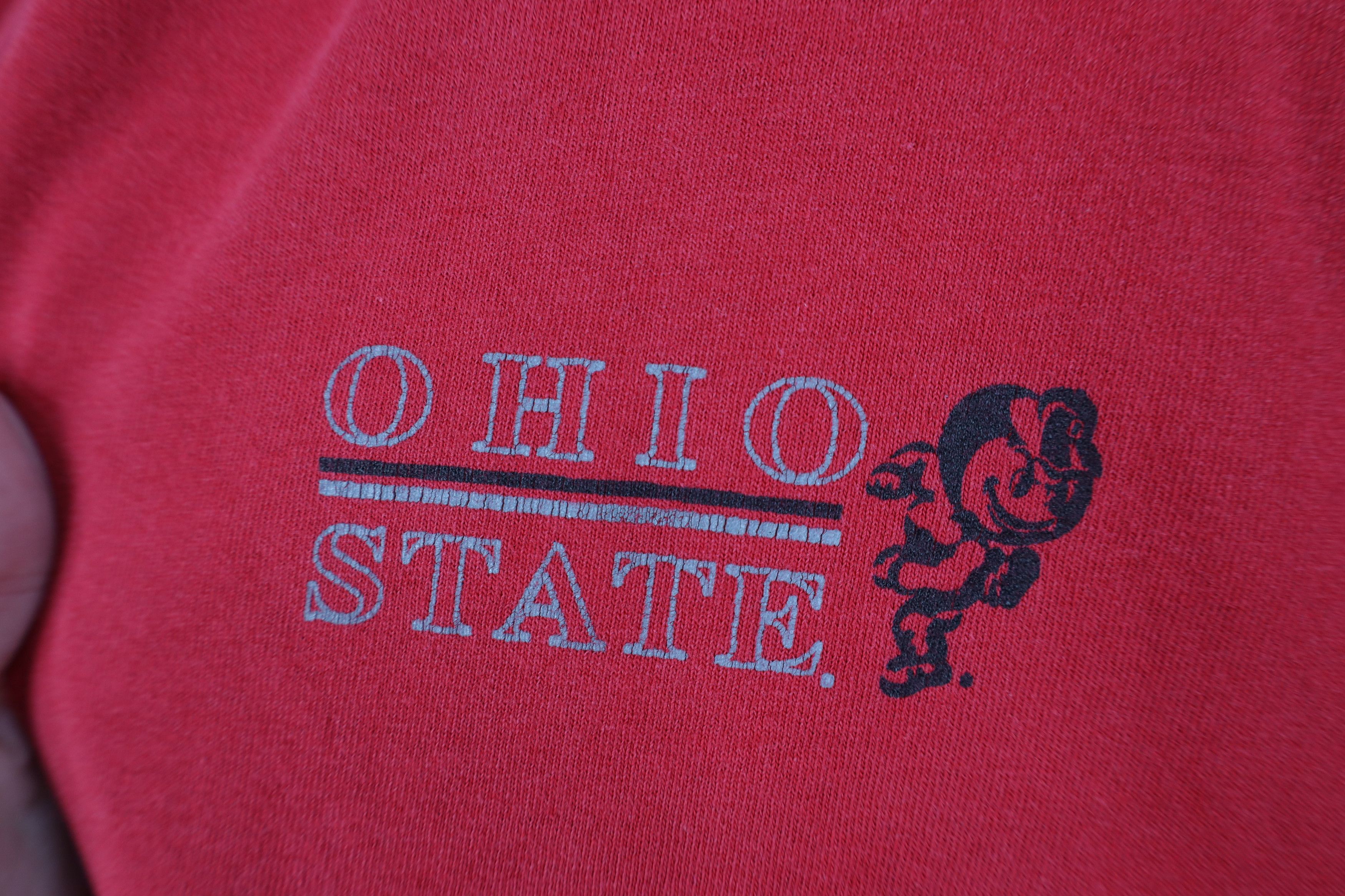 Vintage Vintage 90s Ohio State University Short Sleeve T-Shirt USA Size US XL / EU 56 / 4 - 4 Thumbnail