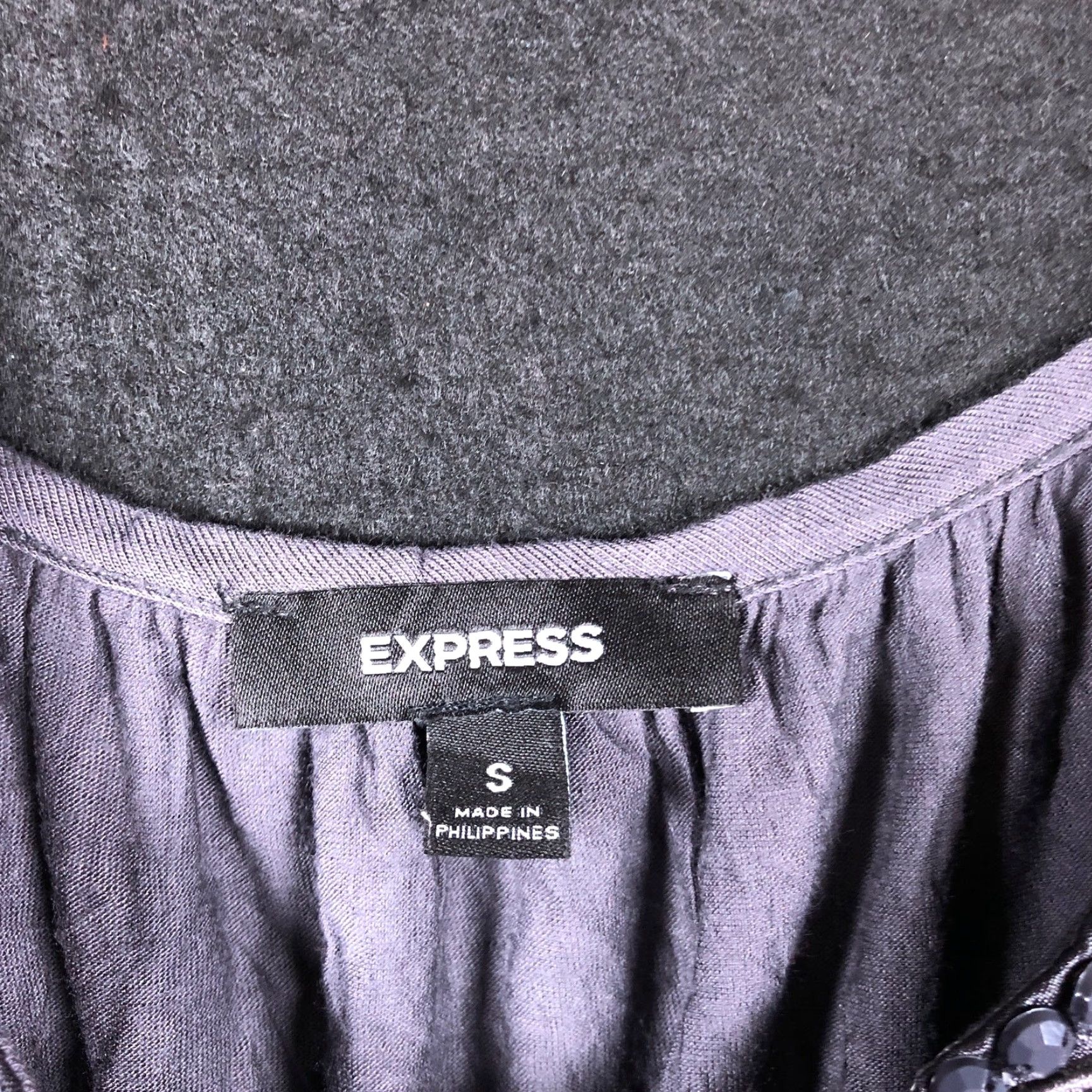 Express Express Blouse Sleeveless Purple Jeweled Tank Small Womens Size S / US 4 / IT 40 - 6 Thumbnail