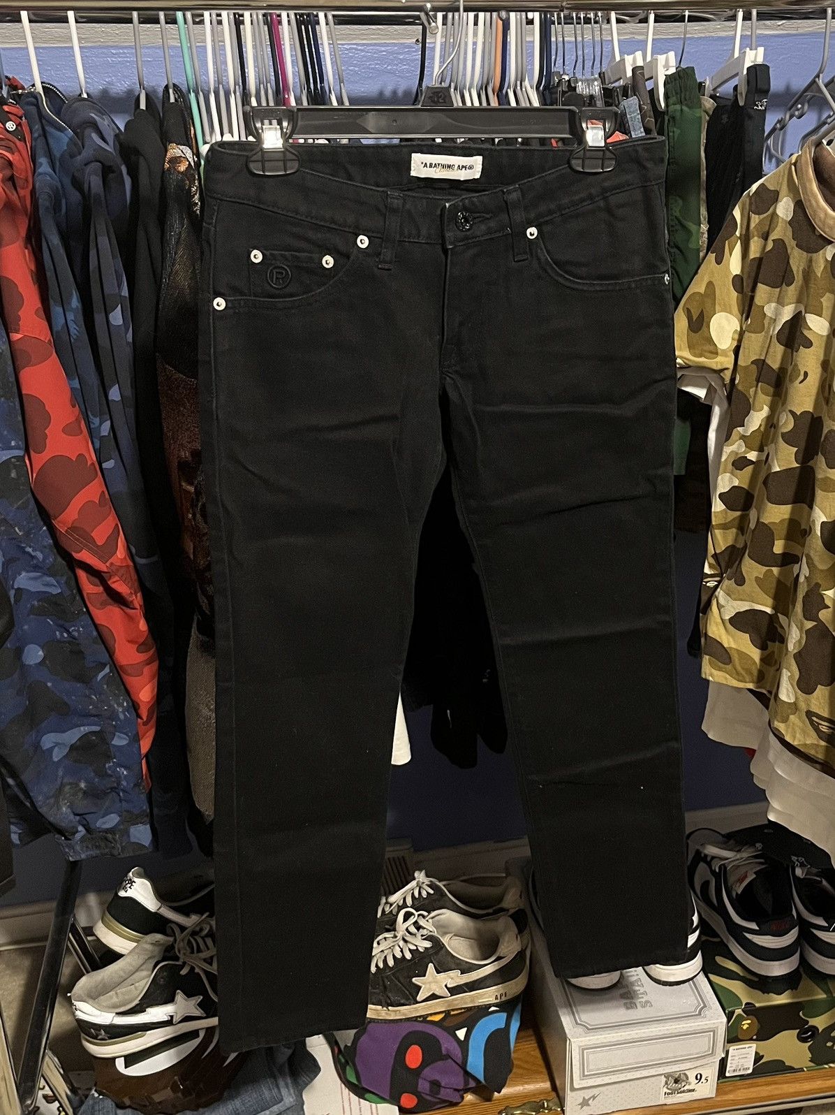 Bape Star Jeans Black