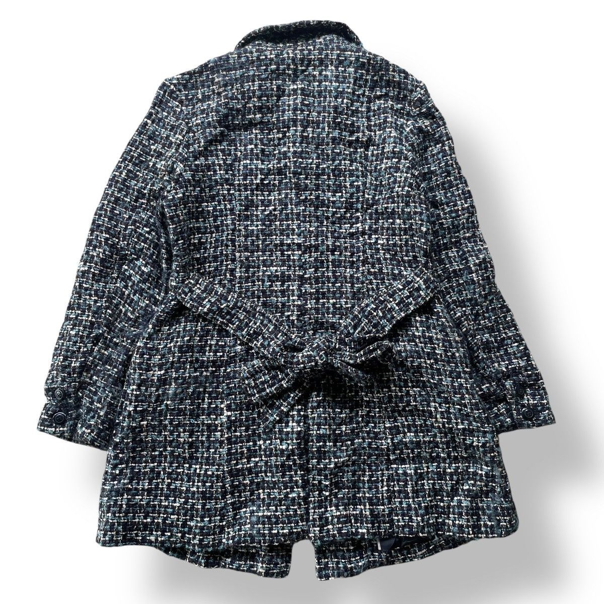 Michel Klein Michel Klein Paris Tweed Jacket Coat Winter Size S / US 4 / IT 40 - 2 Thumbnail
