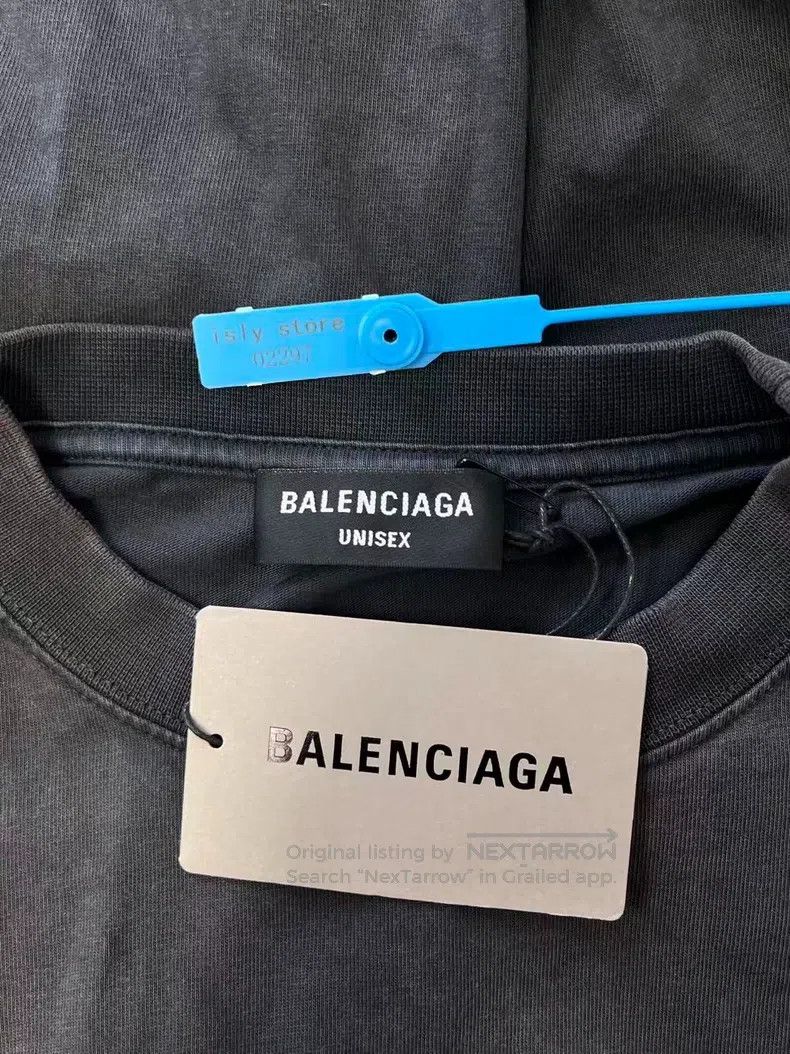 Balenciaga Balenciaga Batman Logo Letter Retro Distressed Short Sleev Size US S / EU 44-46 / 1 - 5 Thumbnail