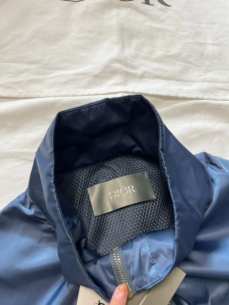 Dior Dior Dior Deep Blue Nylon Jacket with Logo-2507 Size US L / EU 52-54 / 3 - 4 Thumbnail