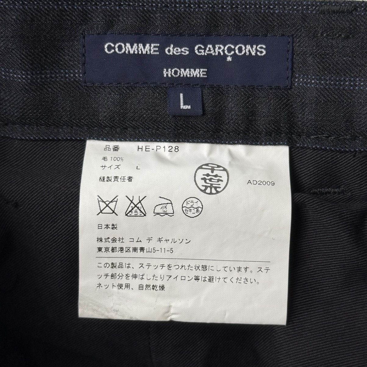 Comme des Garcons Homme Comme Des Garçons HOMME - Wool Striped Trouser Pants Size US 34 / EU 50 - 6 Thumbnail