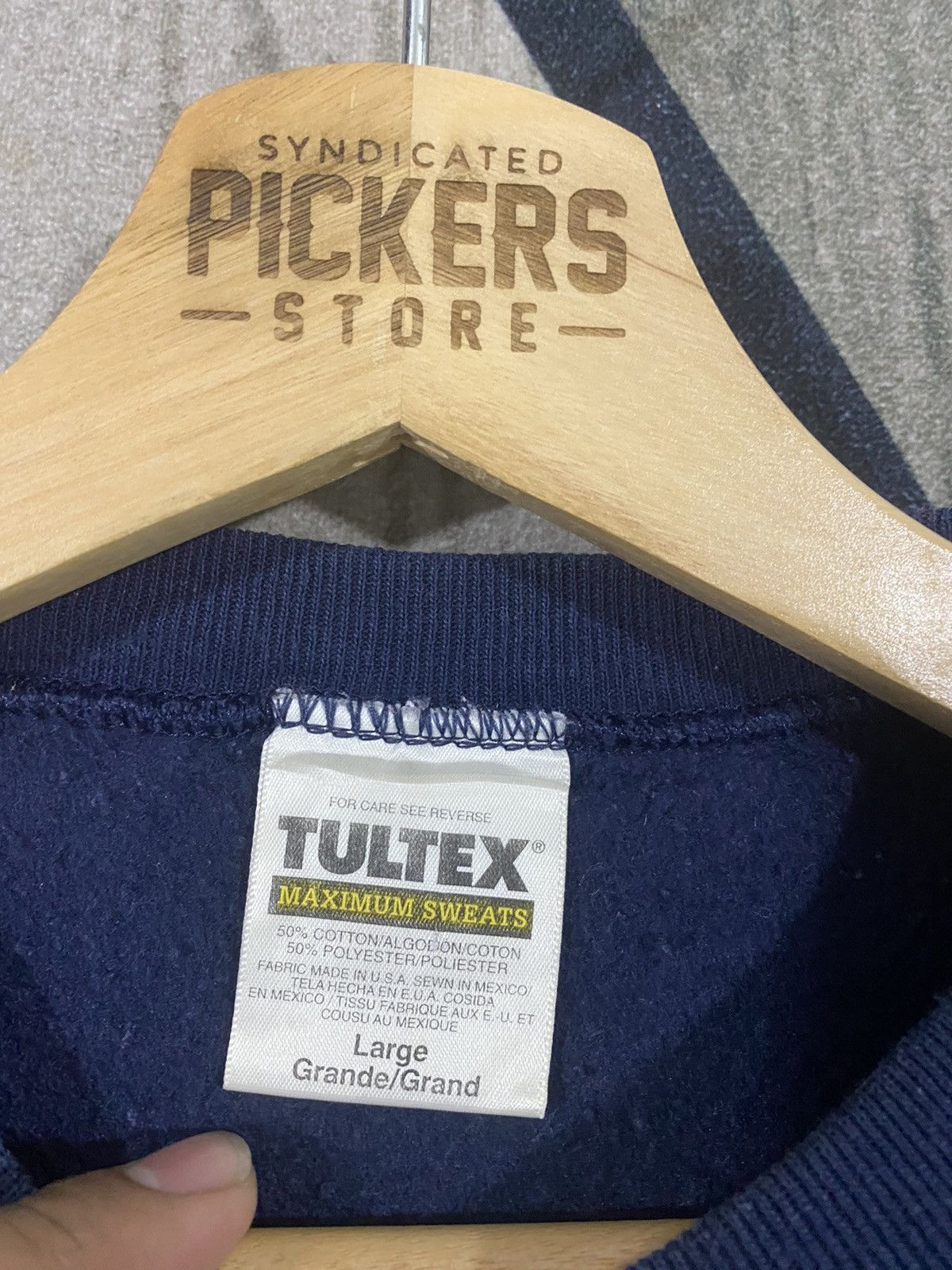 Tultex × Vintage Vintage UCLA Sweatshirts Biglogo Spellout Pullover Crewneck Size US L / EU 52-54 / 3 - 6 Thumbnail
