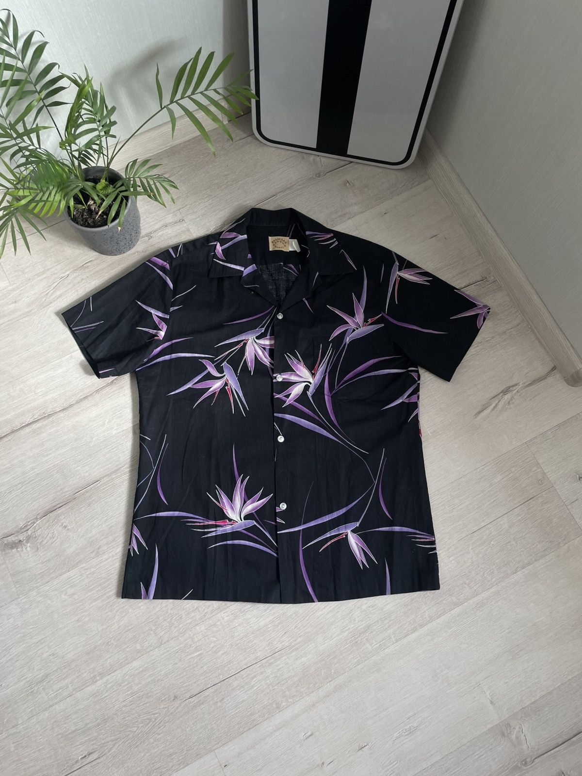 Vintage Vintage Y2k Hawaii Shirt With Flowers Made In USA 2000s Size US L / EU 52-54 / 3 - 3 Thumbnail