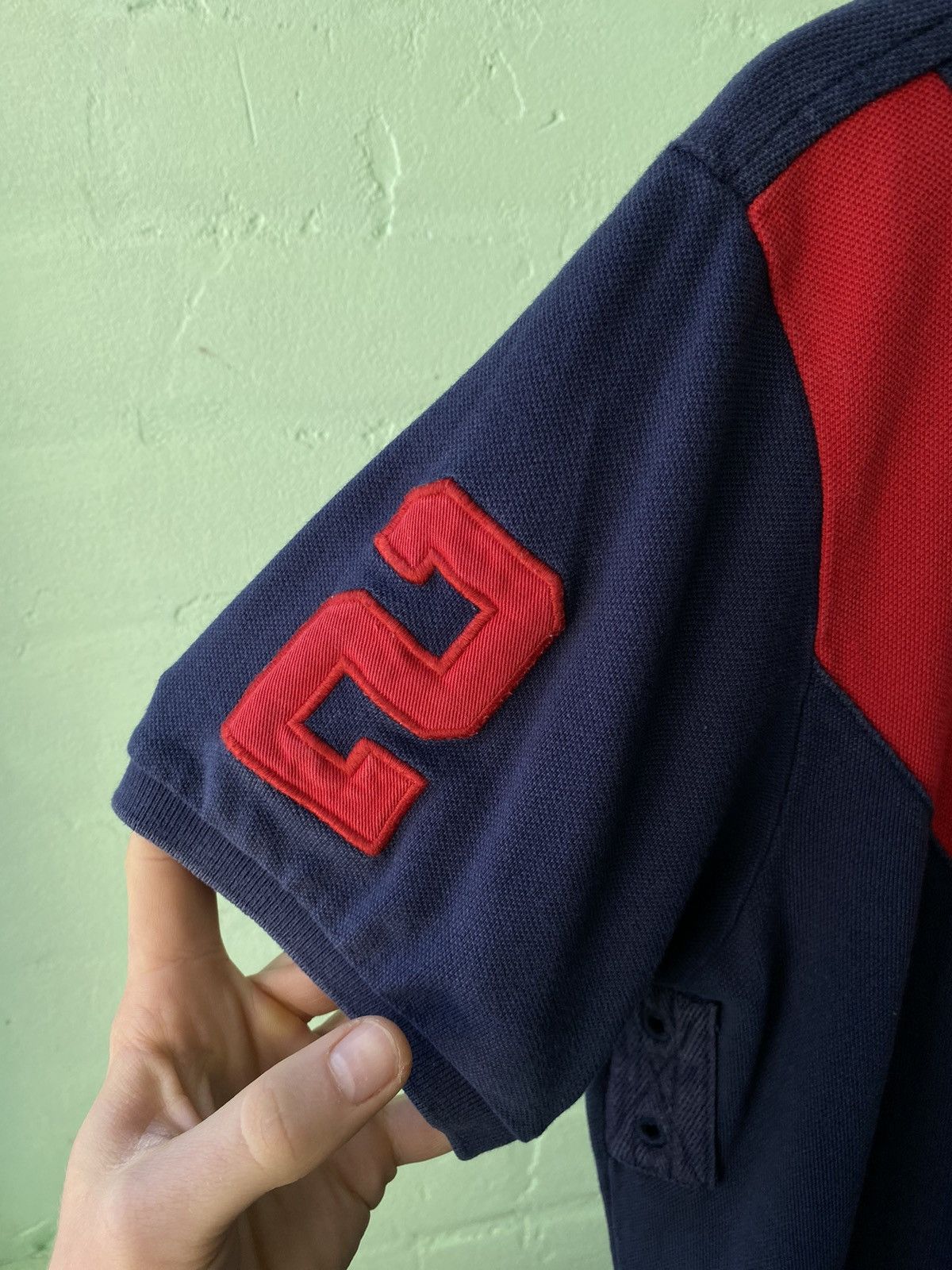 Vintage Vintage Polo Ralph Lauren Number Big Pony Chief Keef Y2K Size US L / EU 52-54 / 3 - 7 Thumbnail