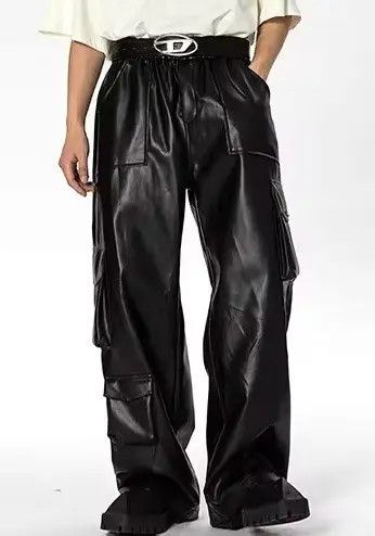 Jean Yoshiko x Maiko Pu Leather Cargo Pant Size US 31 - 4 Thumbnail