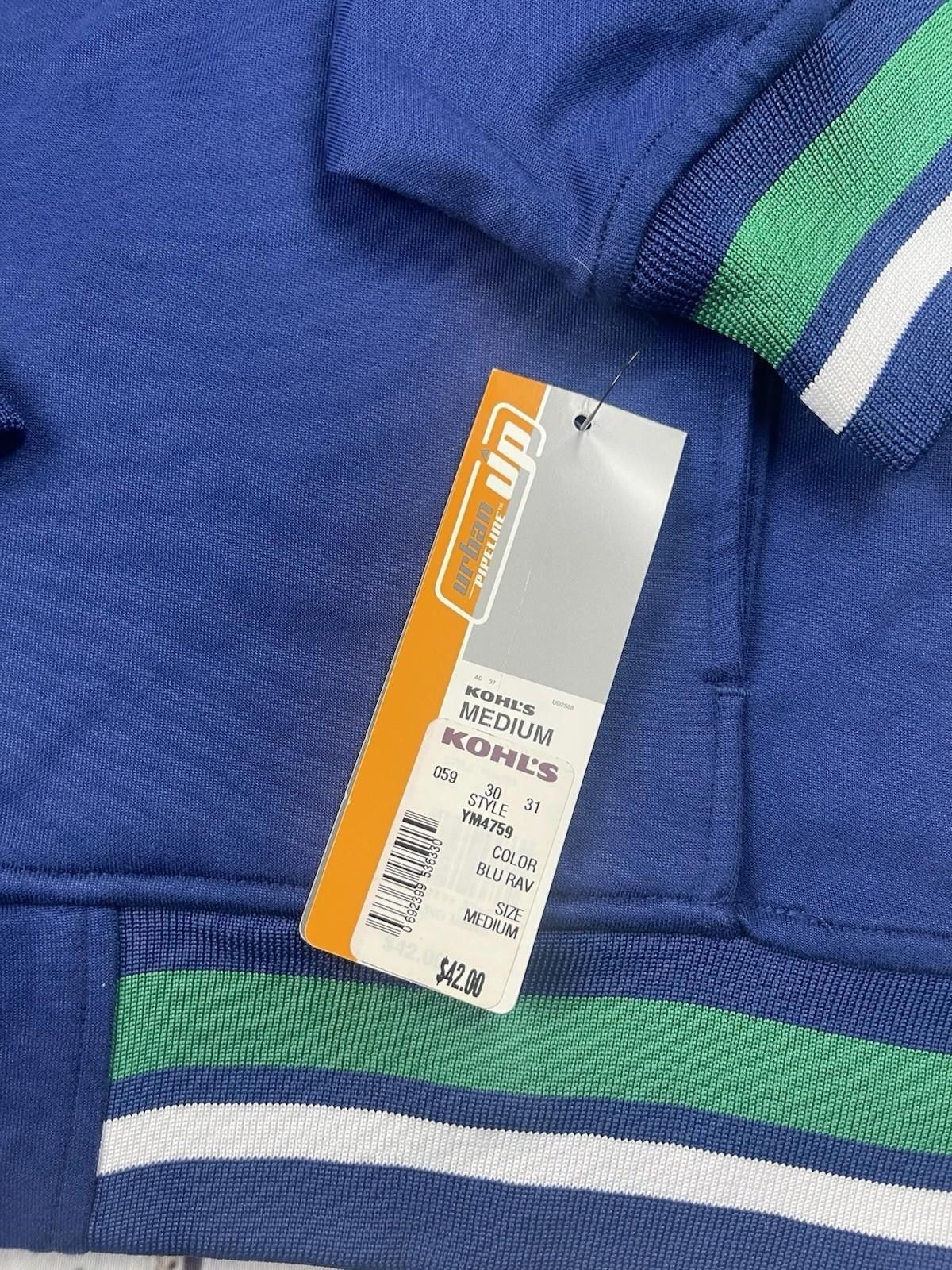 Urban Pipeline Vintage Y2K Urban Pipeline Track Jacket Striped Zipped NWT Size US M / EU 48-50 / 2 - 3 Thumbnail