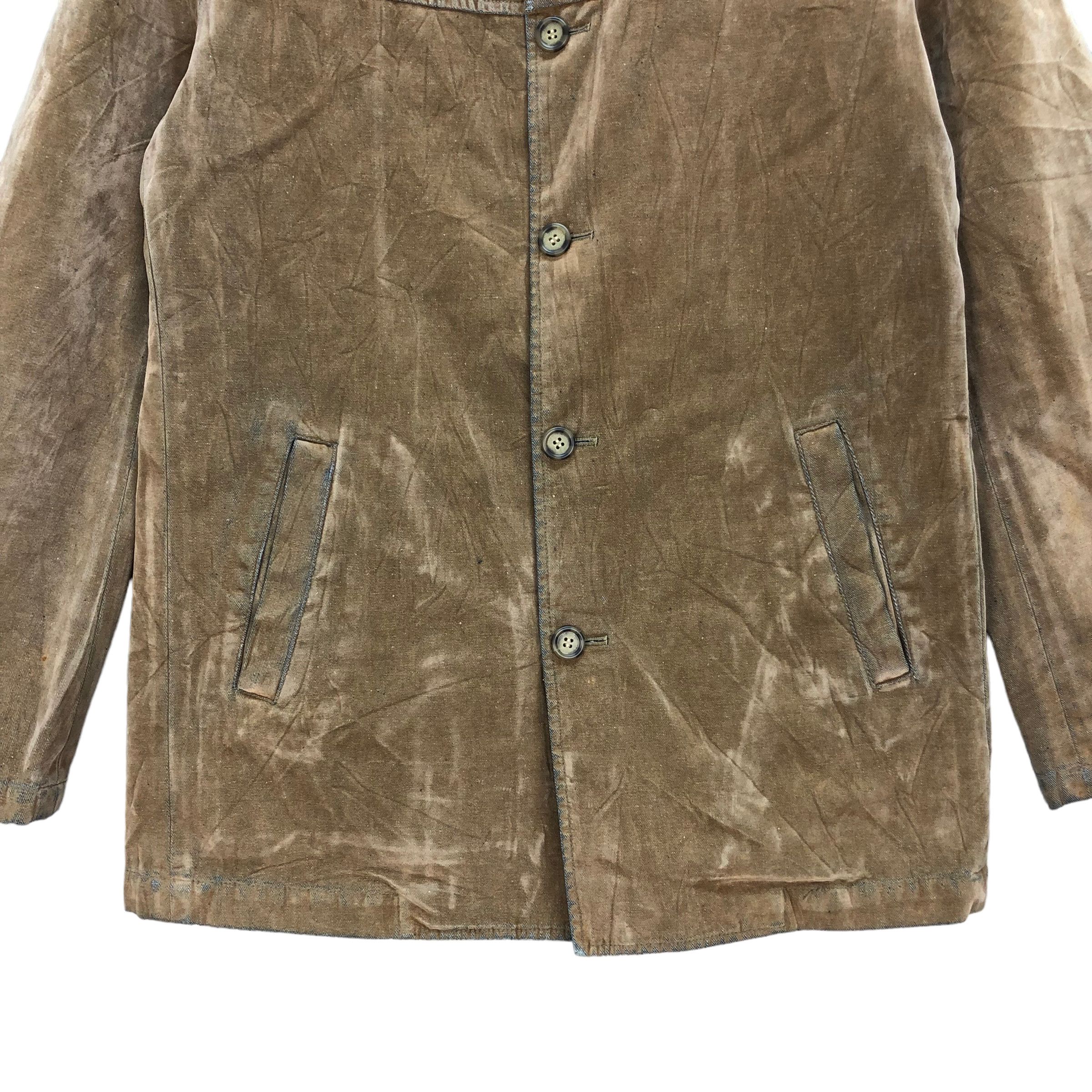 Tornado Mart TORNADO MART VELVET DENIM HYBRID CASUAL JACKET #7383-137 Size US L / EU 52-54 / 3 - 3 Thumbnail