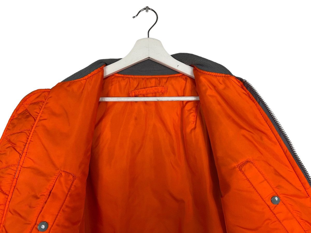 Alpha Industries 🔥 VINTAGE RIOT RIOT AFFA ALPHA MA-1 BOMBER JACKET Size US S / EU 44-46 / 1 - 11 Thumbnail