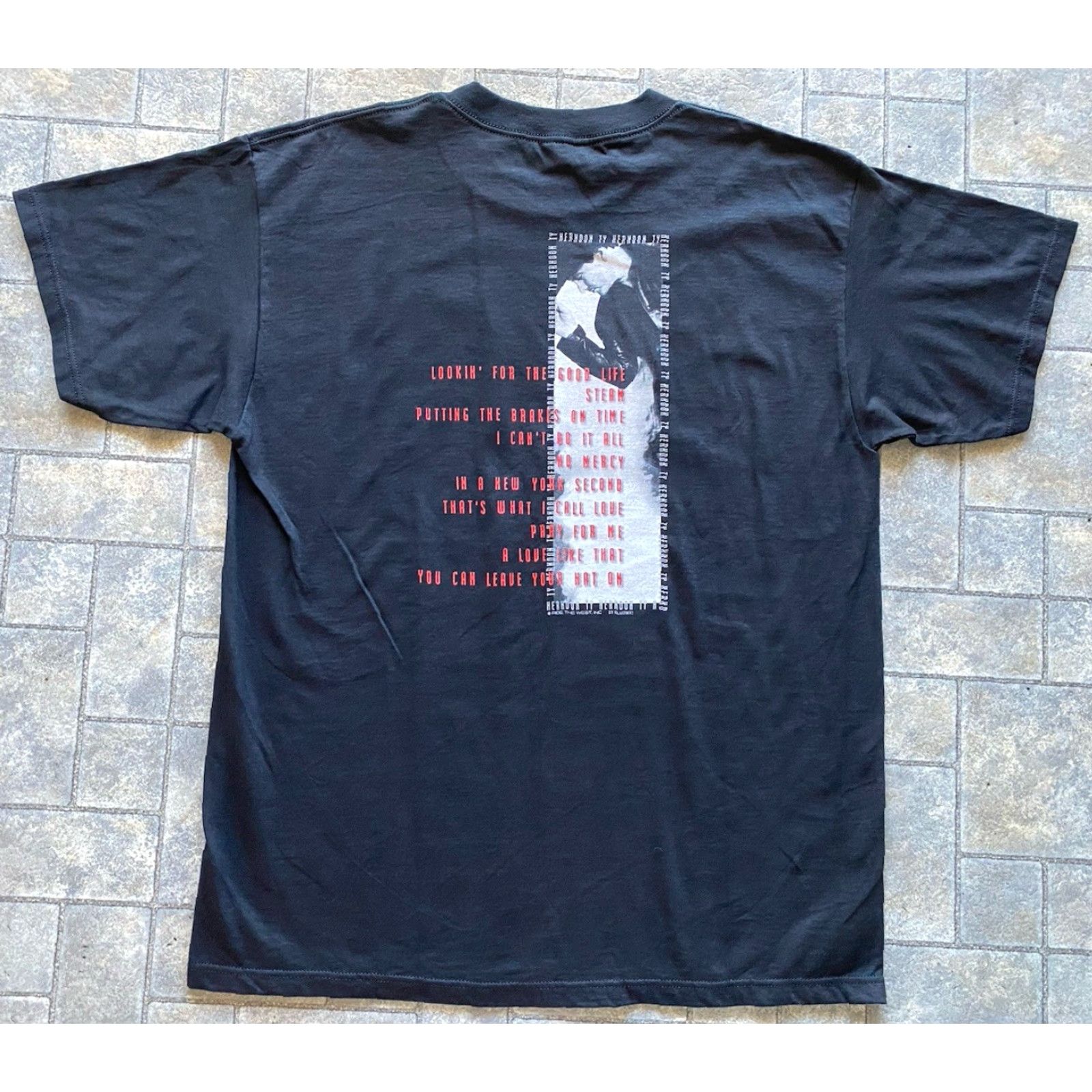 Tultex VINTAGE Y2K Ty Herndon Steam 1999 With Tracklisting XL Tultex Shirt Mens XL Black T-Shirt Country Musician Size US XL / EU 56 / 4 - 4 Thumbnail
