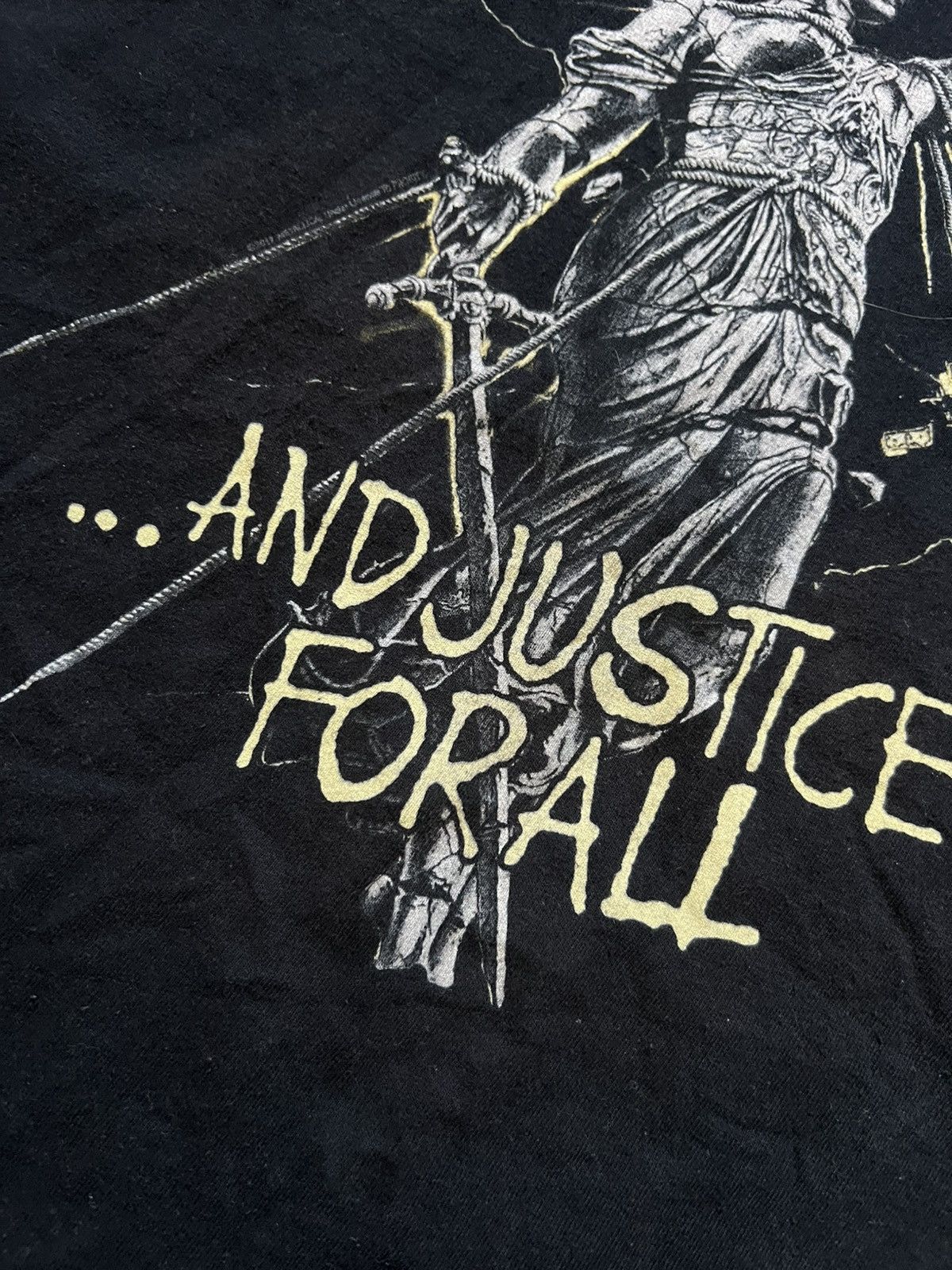 Metallica Metallica Justice For All Tracks T-Shirt XL Size US XL / EU 56 / 4 - 4 Thumbnail