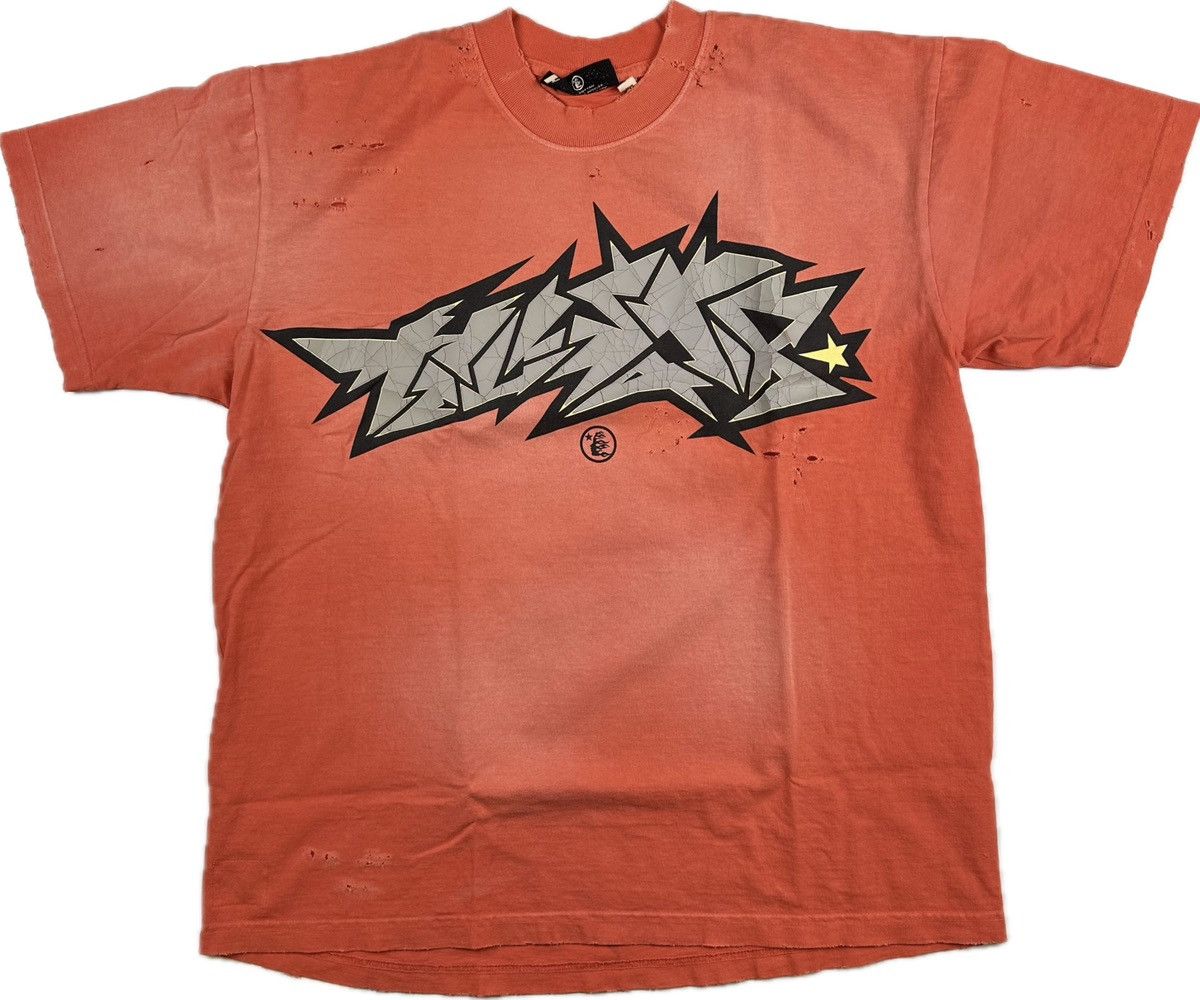 HELLSTAR Hellstar Cracked Print T-shirt Size US M / EU 48-50 / 2 - 1 Thumbnail