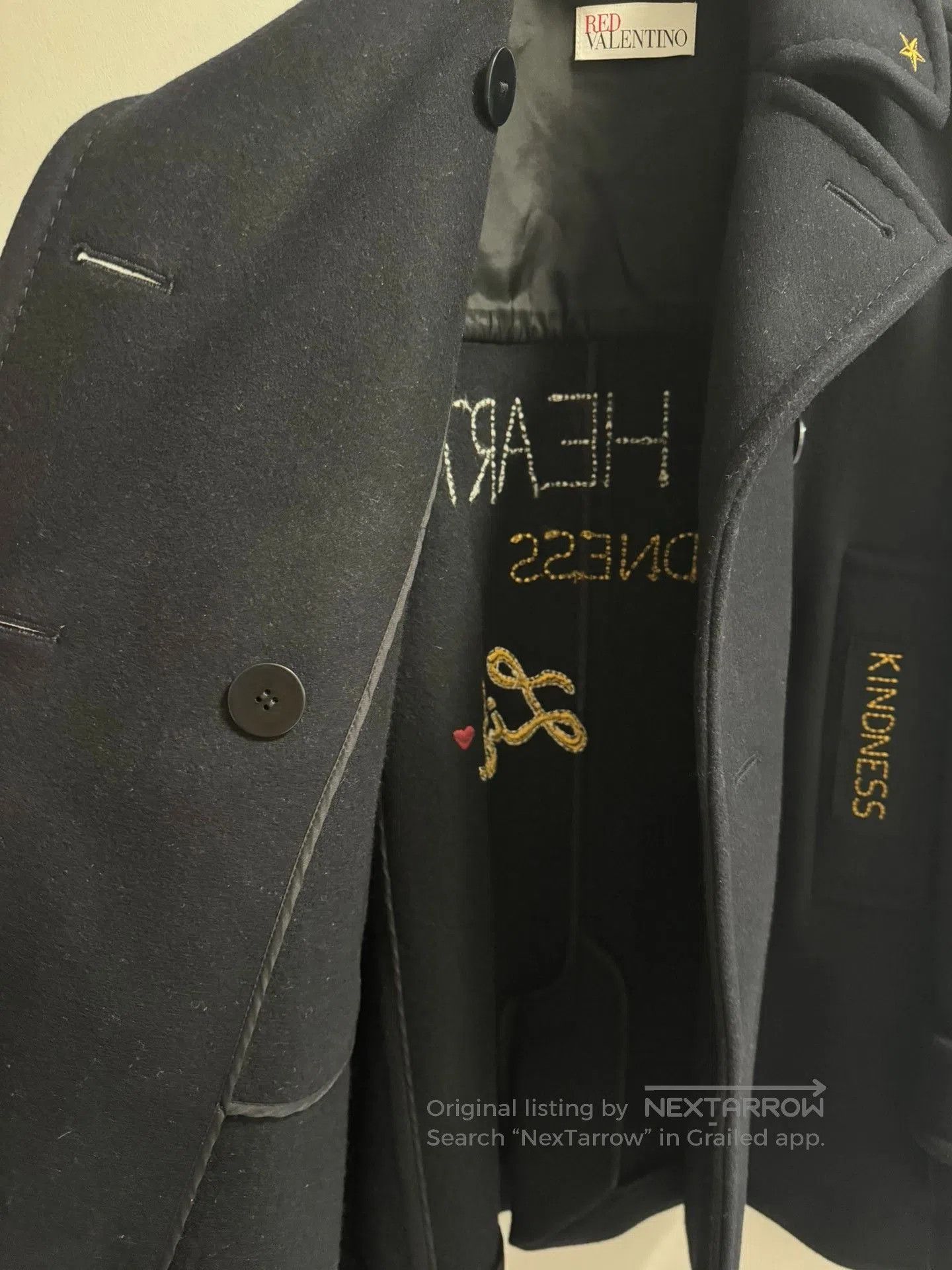 RED Valentino Red Valentino Runway Limited Wool Coat. Size M / US 6-8 / IT 42-44 - 4 Thumbnail