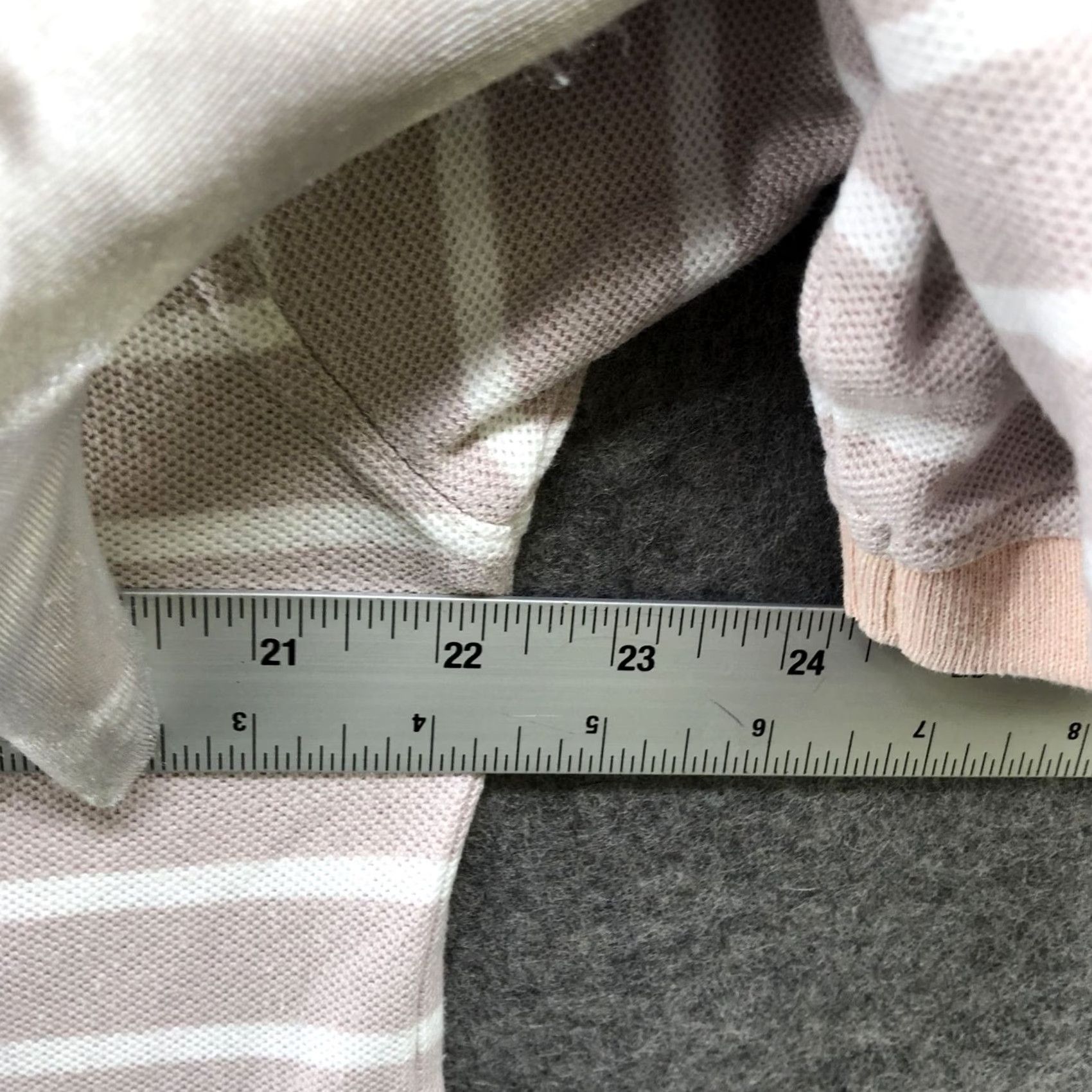 Vintage VINTAGE Columbia Polo Shirt Mens M Beige Peach Striped Short Sleeve Cotton N/A Size US M / EU 48-50 / 2 - 8 Thumbnail