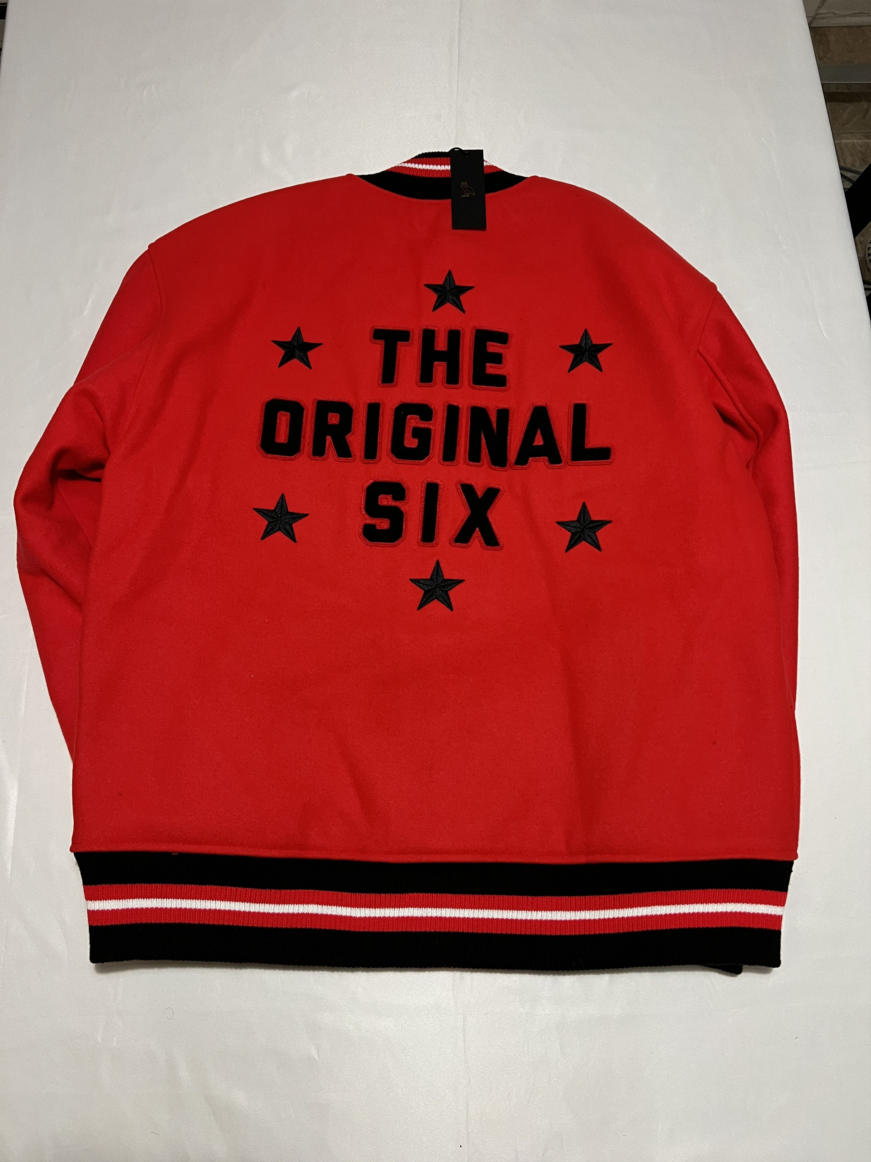 Drake OVO x NHL Chicago Blackhawks Varsity Jacket Size US XXL / EU 58 / 5 - 3 Thumbnail