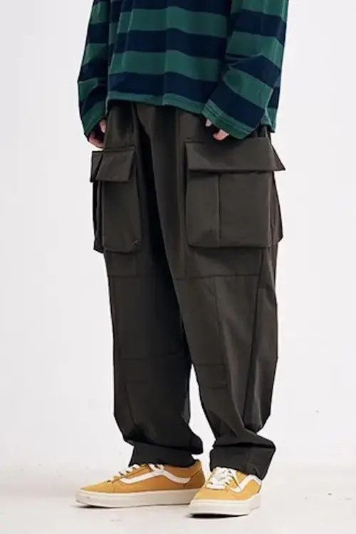 Japanese Brand 20AW Indigo Union Japan Military Green Worker Tech Pants Size US 32 / EU 48 - 2 Thumbnail