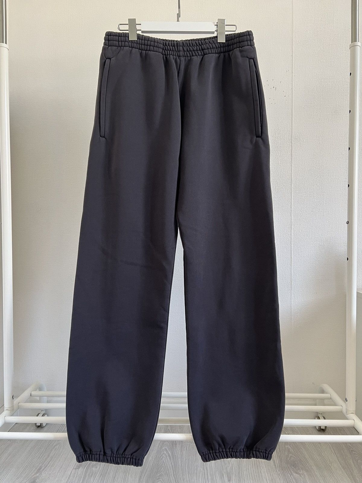 image of Yzy Gap Balenciaga Sweat Pants in Grey Purple, Men's (Size 36)