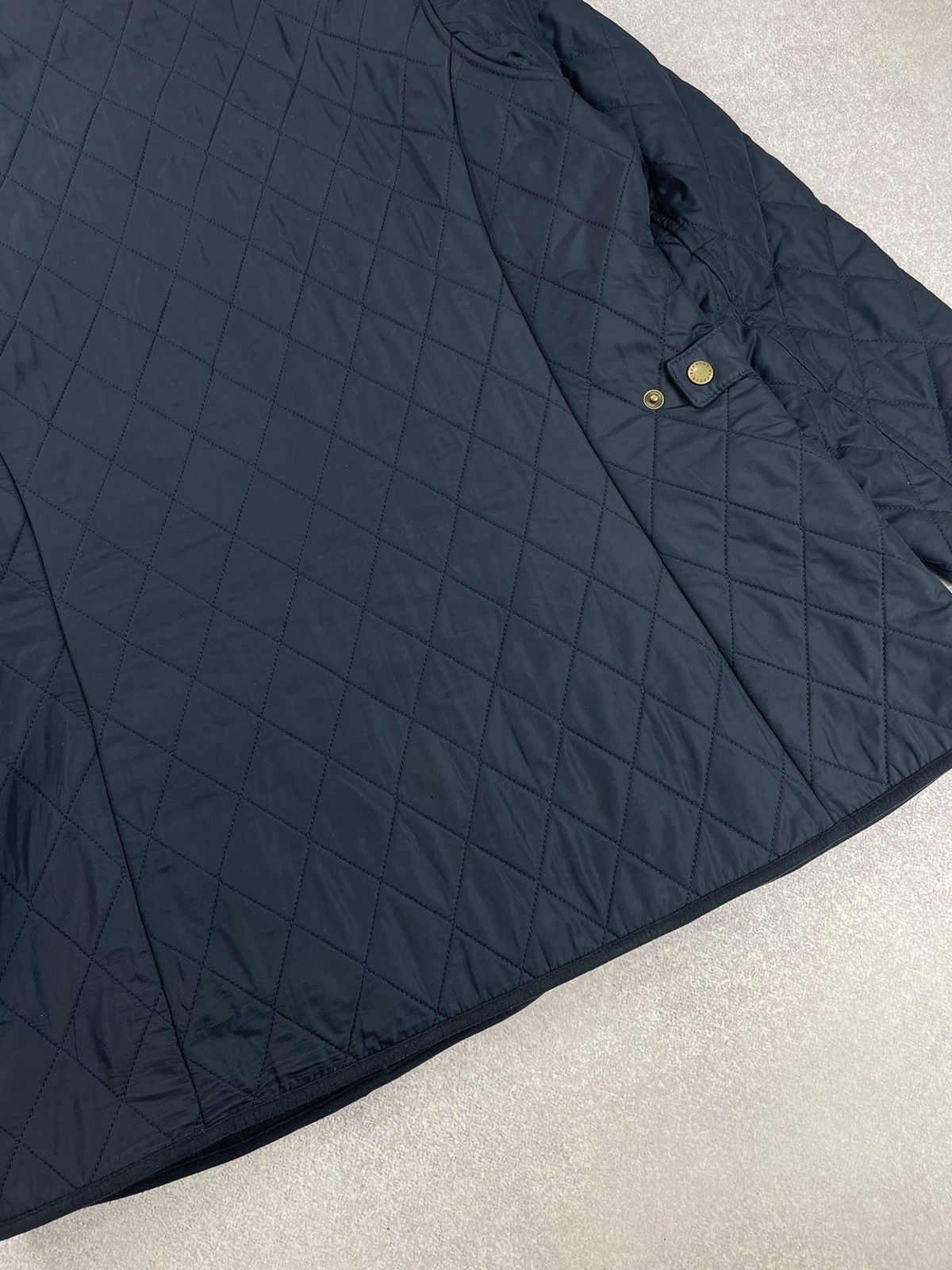 Barbour Women’s Barbour Combe Polarquilt Navy Jacket Size UK 16 Size XL / US 12-14 / IT 48-50 - 12 Thumbnail