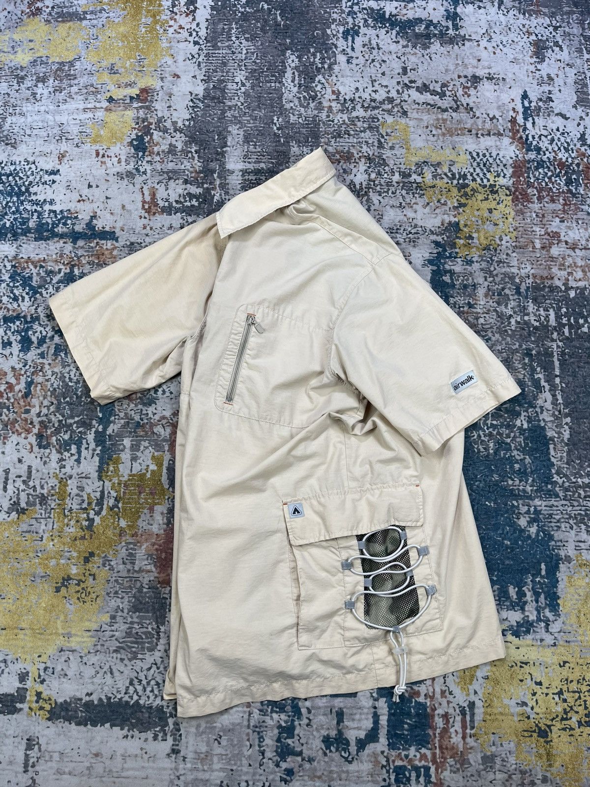 Airwalk Airwalk Multi Pocket Camo Trim Cargo Shirt Size US M / EU 48-50 / 2 - 1 Thumbnail