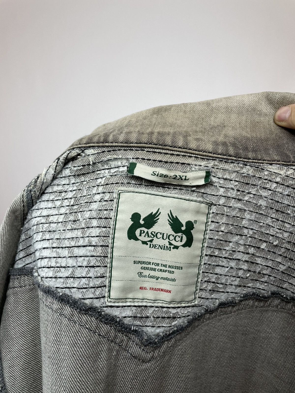 Other PASCUCCI DENIM JACKET MENS SIZE 2XL Size US XXL / EU 58 / 5 - 11 Thumbnail