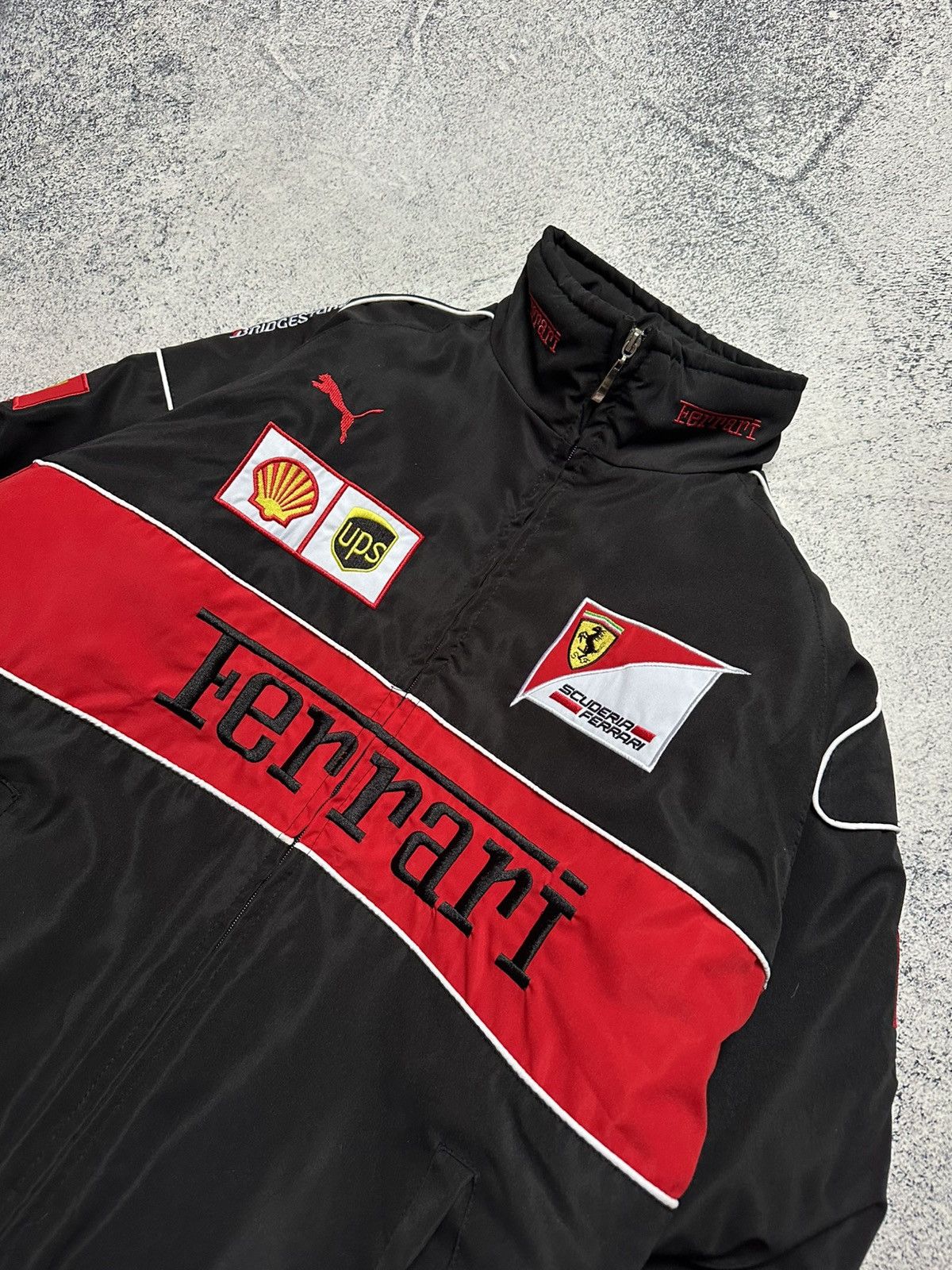 Ferrari Ferarri F1 Team Bomber Jacket Y2K Size US L / EU 52-54 / 3 - 5 Thumbnail