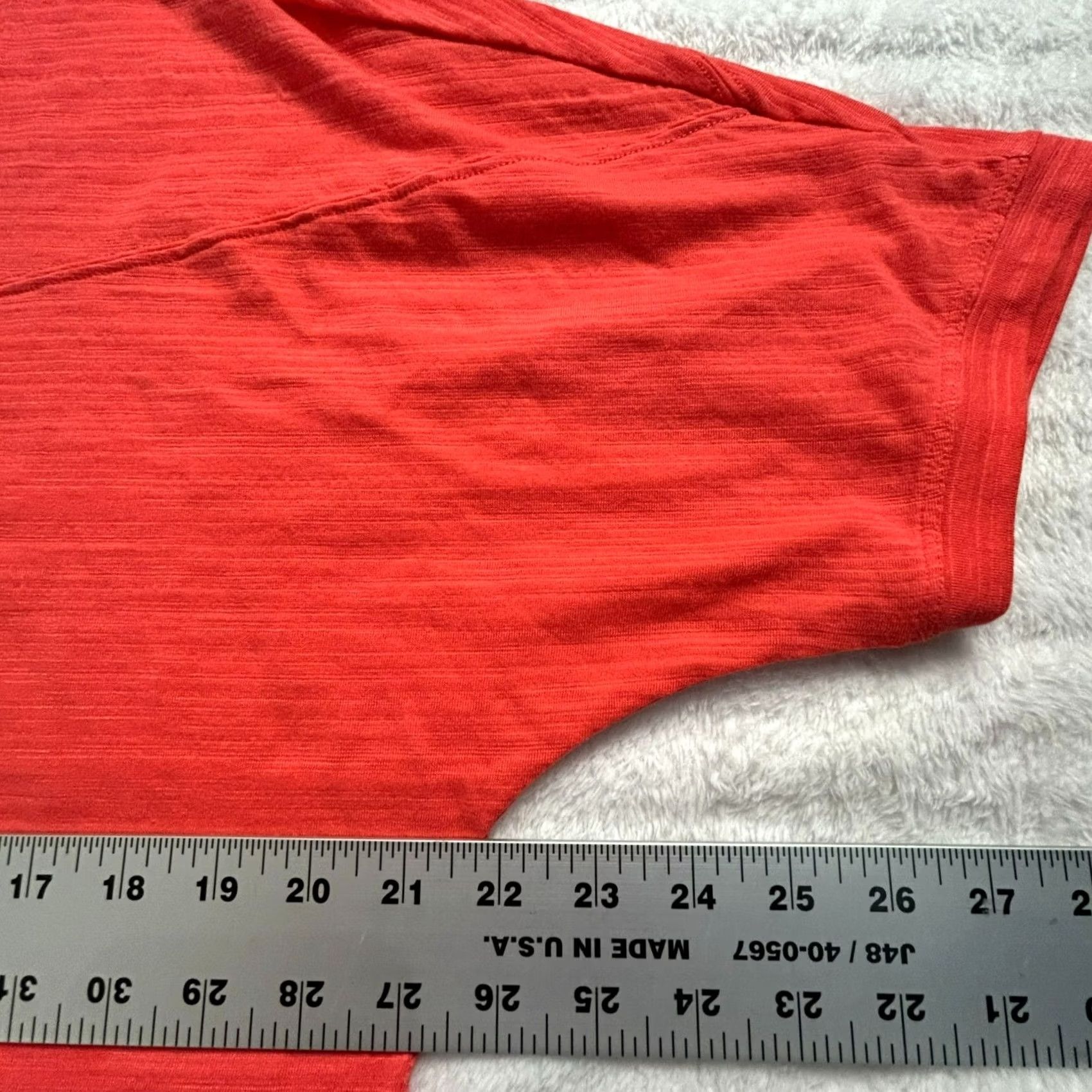 Anthropologie Anthropologie Women's Square Neck Short Sleeve Casual Blouse Red Medium NWT Size M / US 6-8 / IT 42-44 - 7 Thumbnail