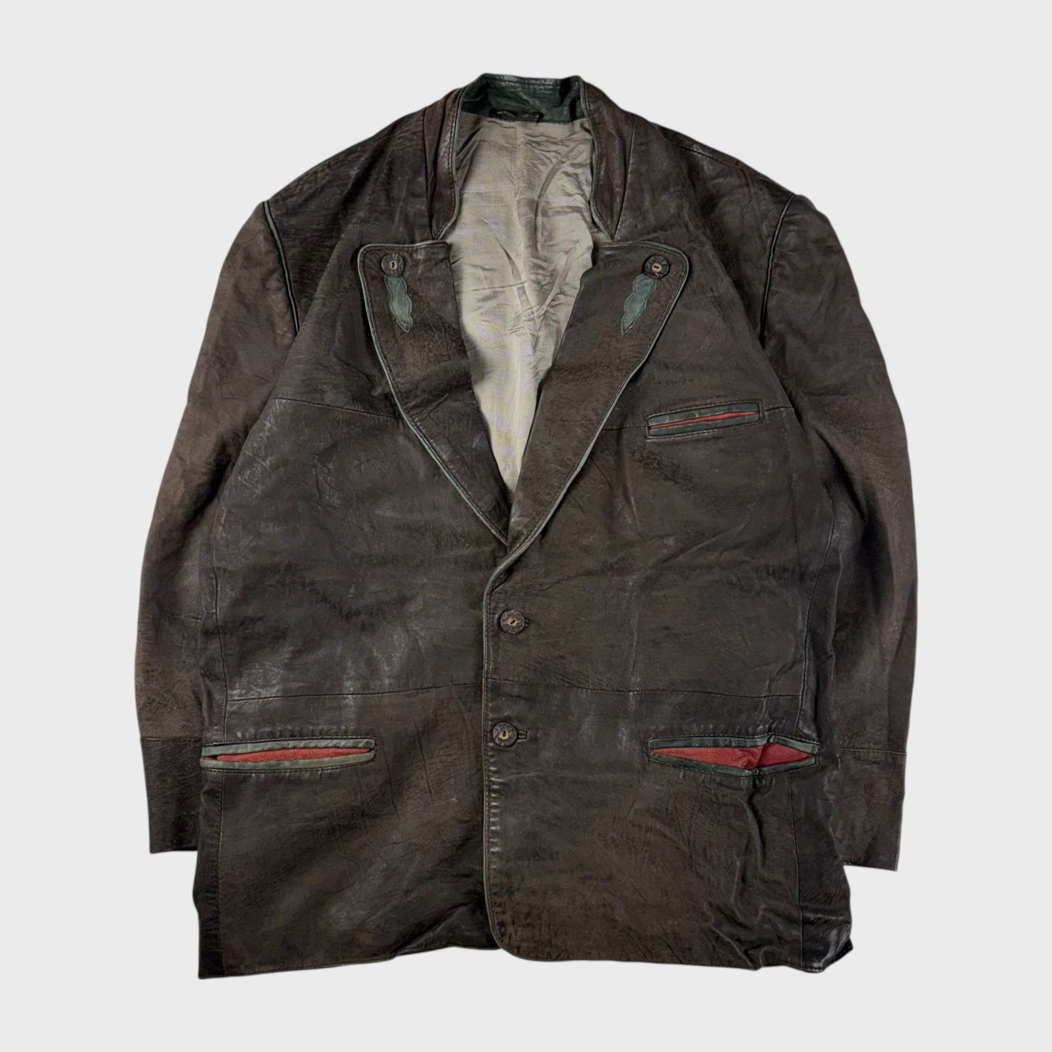 Vintage NEW FAST Leather Jacket Size XL Size US XL / EU 56 / 4 - 1 Thumbnail