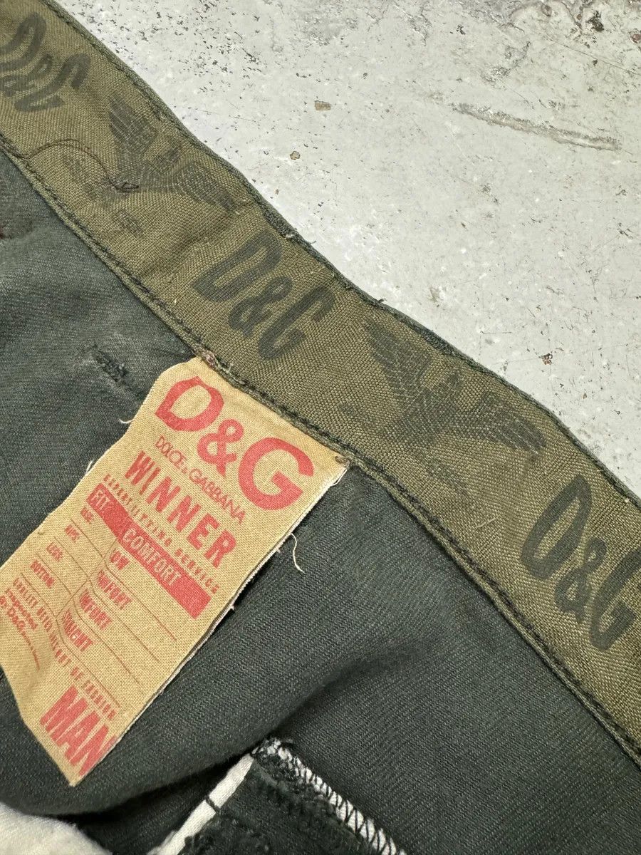 Dolce & Gabbana AW2006 Dolce & Gabbana Green Multi Zips Cargo Naval Pants Size US 34 / EU 50 - 11 Thumbnail
