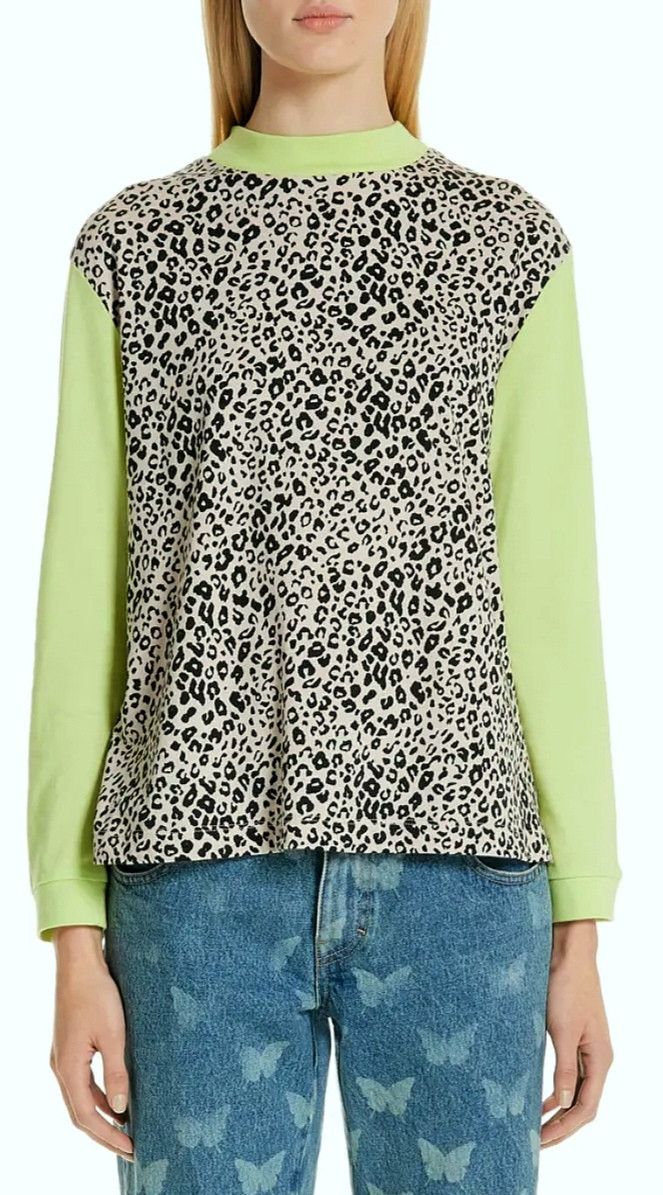 Sandy Liang Lewis leopard top Size L / US 10 / IT 46 - 10 Thumbnail