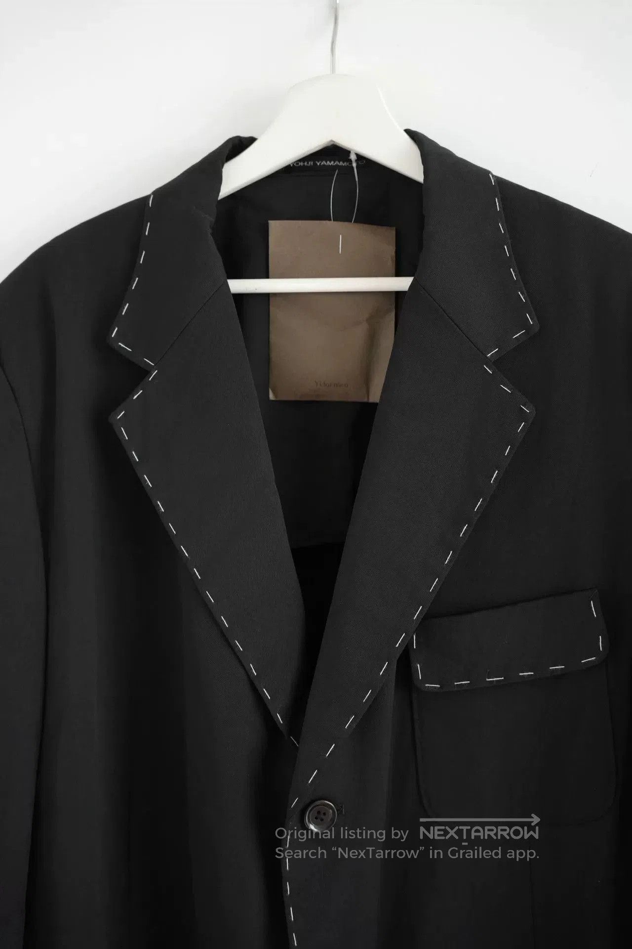 Yohji Yamamoto Yohji Yamamoto Black Tailored Suit Jacket. Size US M / EU 48-50 / 2 - 4 Thumbnail