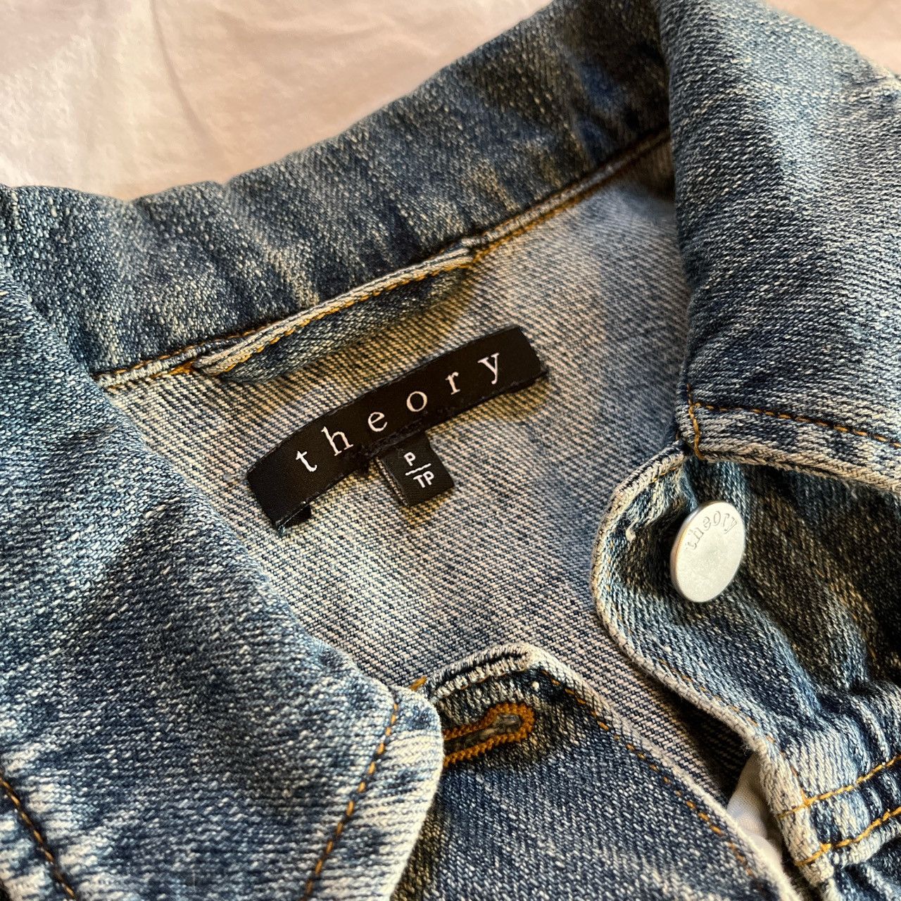 Theory Theory Denim Jacket Size XS / US 0-2 / IT 36-38 - 2 Thumbnail
