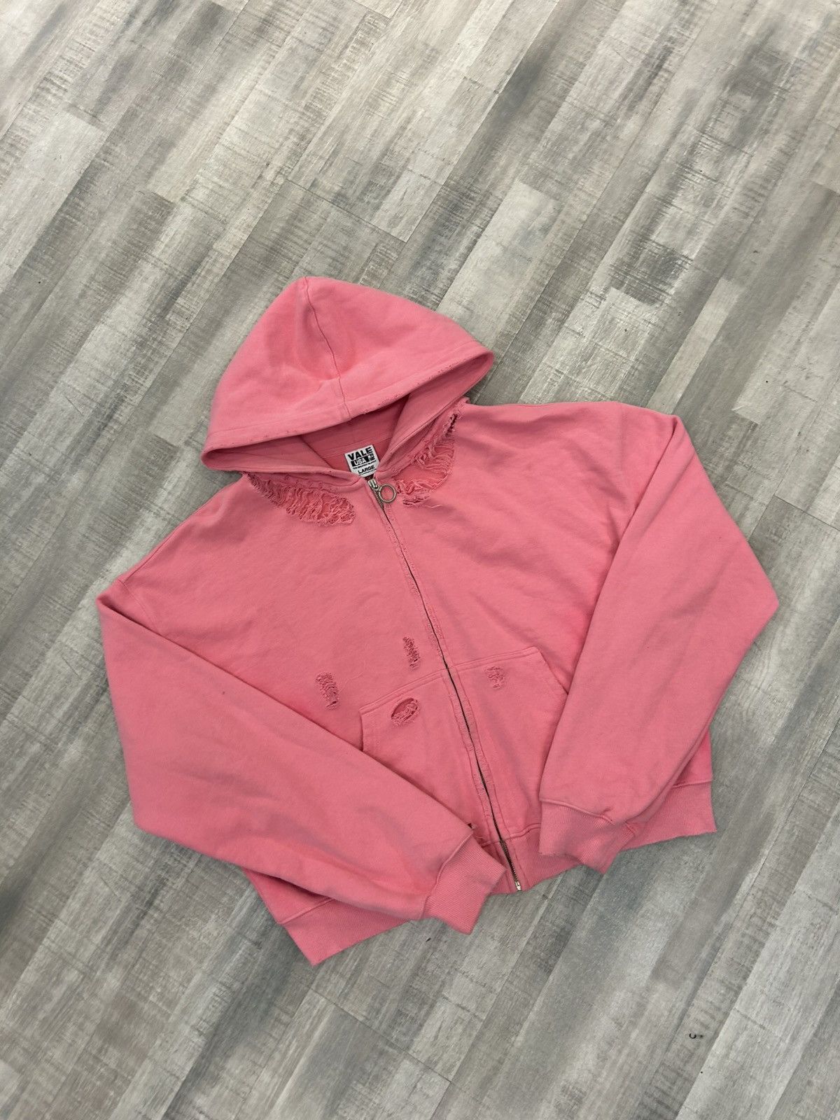 Vale Forever Destroyed Zip Up