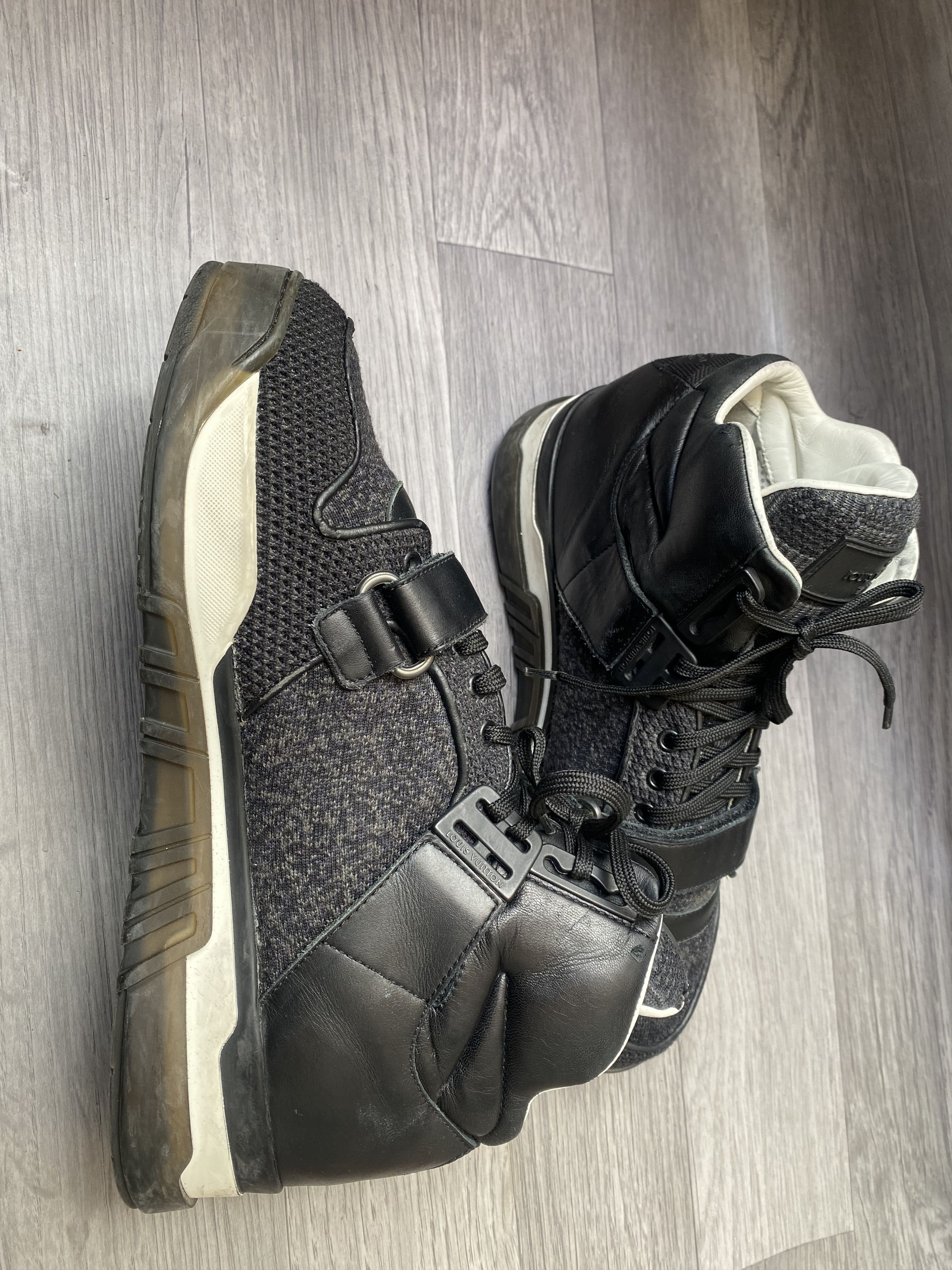 Louis Vuitton Louis vuitton trail blazer knit hi-top sneaker uk 7 Size US 8 / EU 41 - 11 Thumbnail