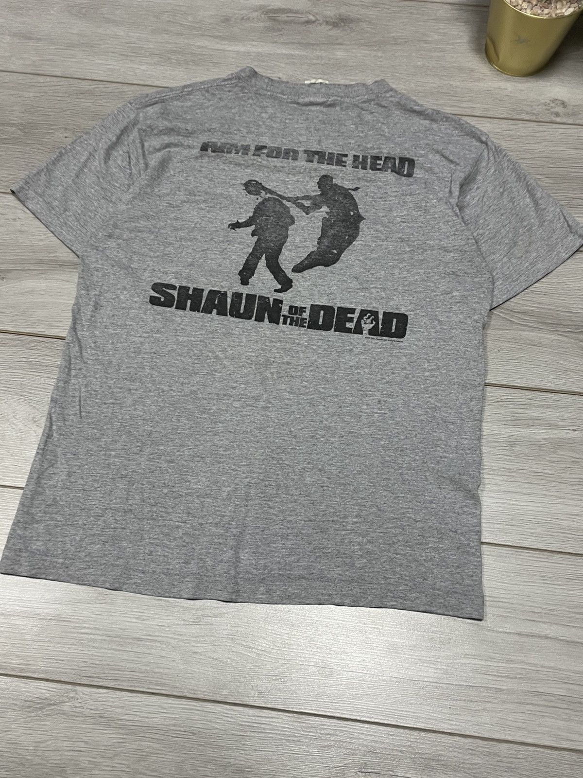 Vintage Vintage 00s Shaun Of The Dead 2005 T-Shirt Size US L / EU 52-54 / 3 - 5 Thumbnail