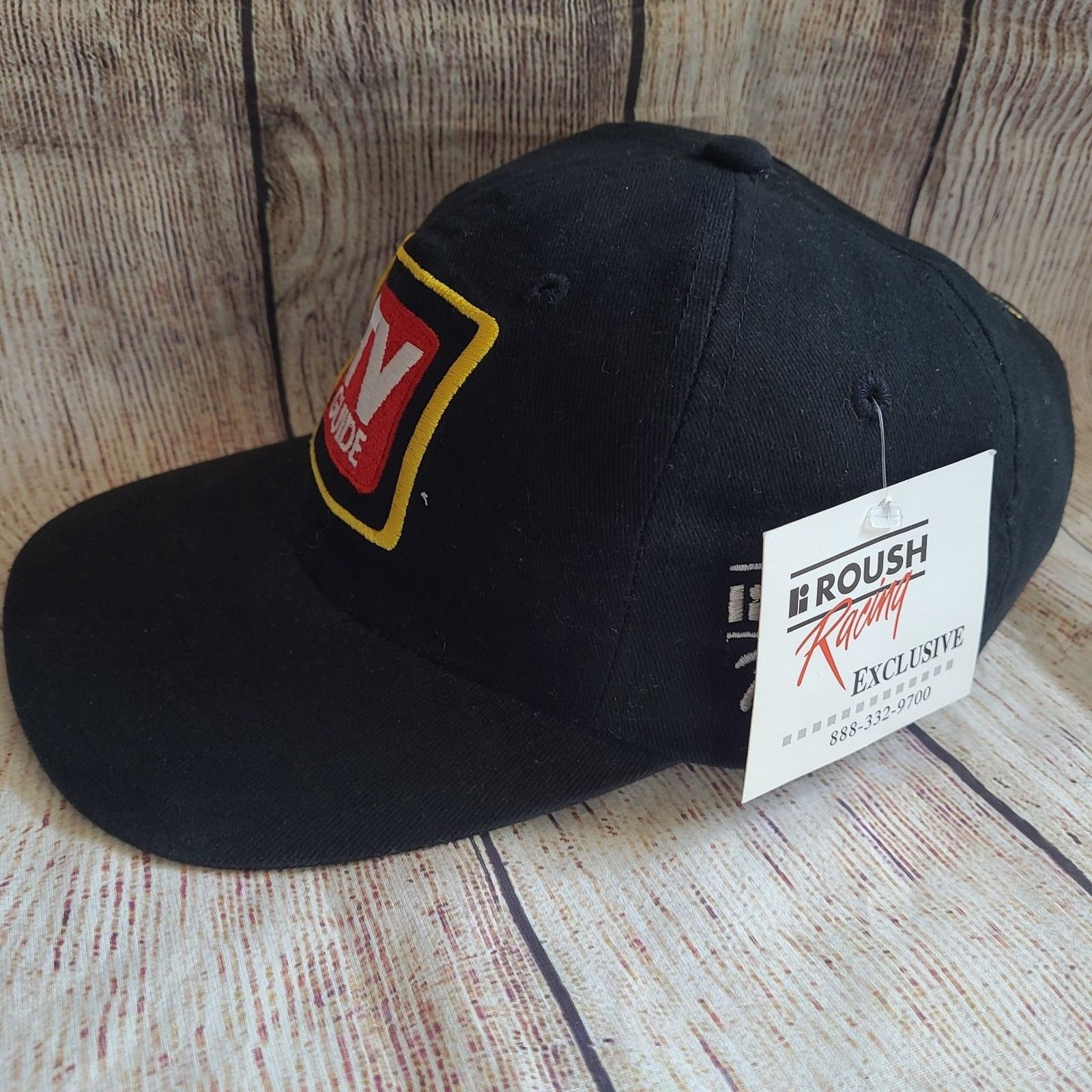 NASCAR × Vintage Vtg Nascar TV guide snapback hat #16 Kevin Lepage 1999 2000 Size ONE SIZE - 3 Thumbnail