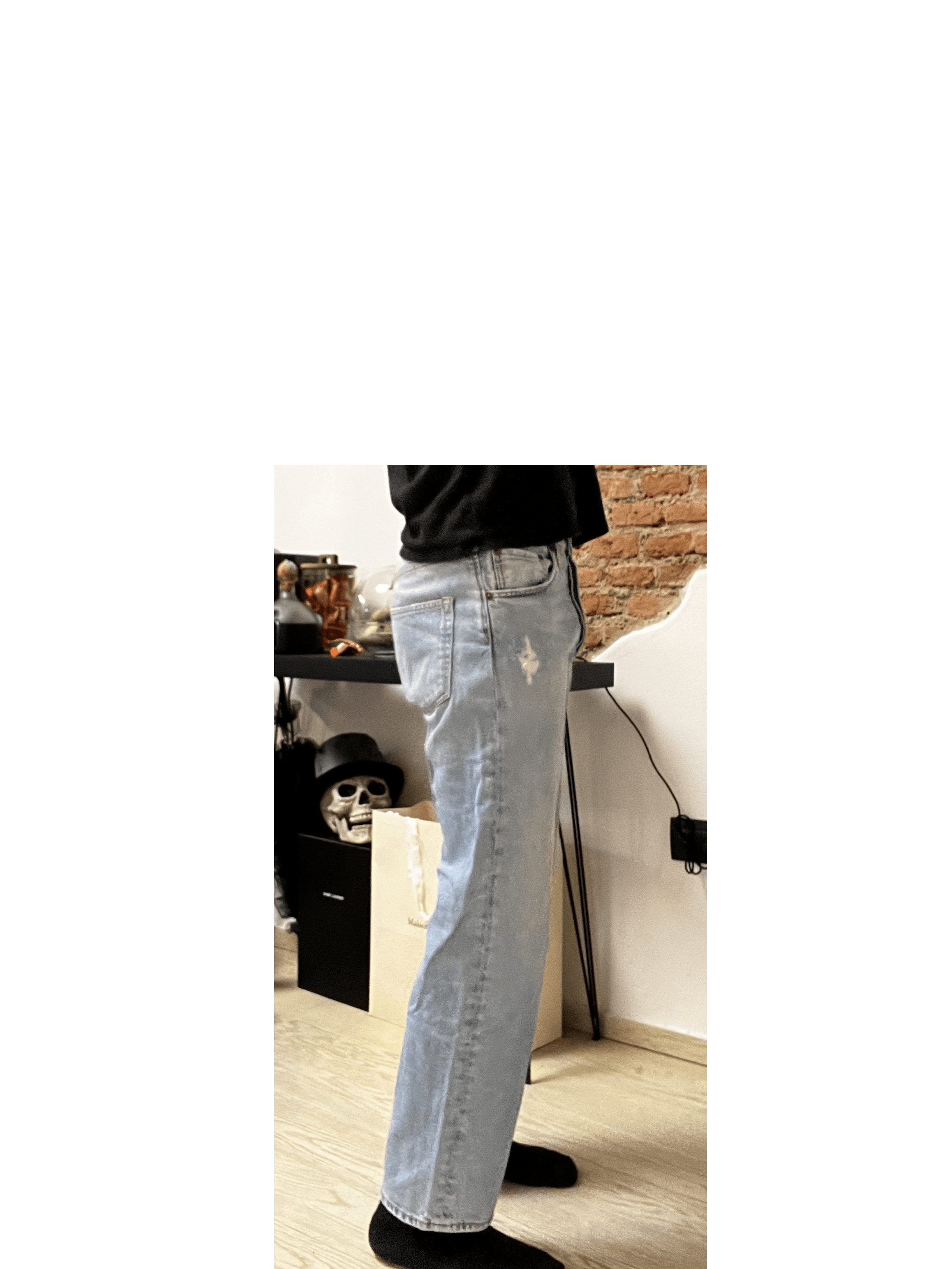 Acne Studios Acne Studios "2003" Light Blue Denim Vintage Size US 30 / EU 46 - 2 Thumbnail