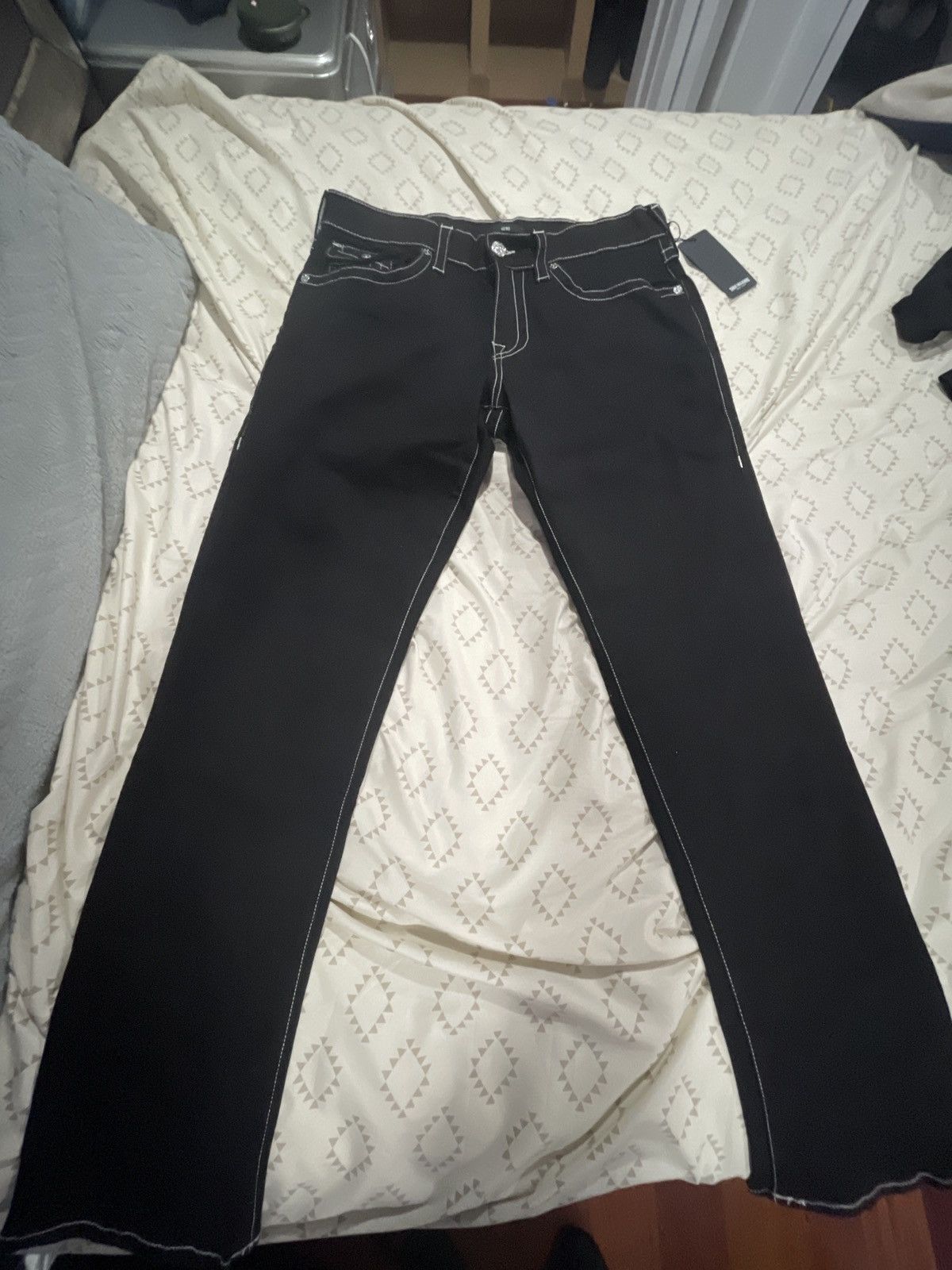 True Religion Black jeans Size US 34 / EU 50 - 2 Thumbnail