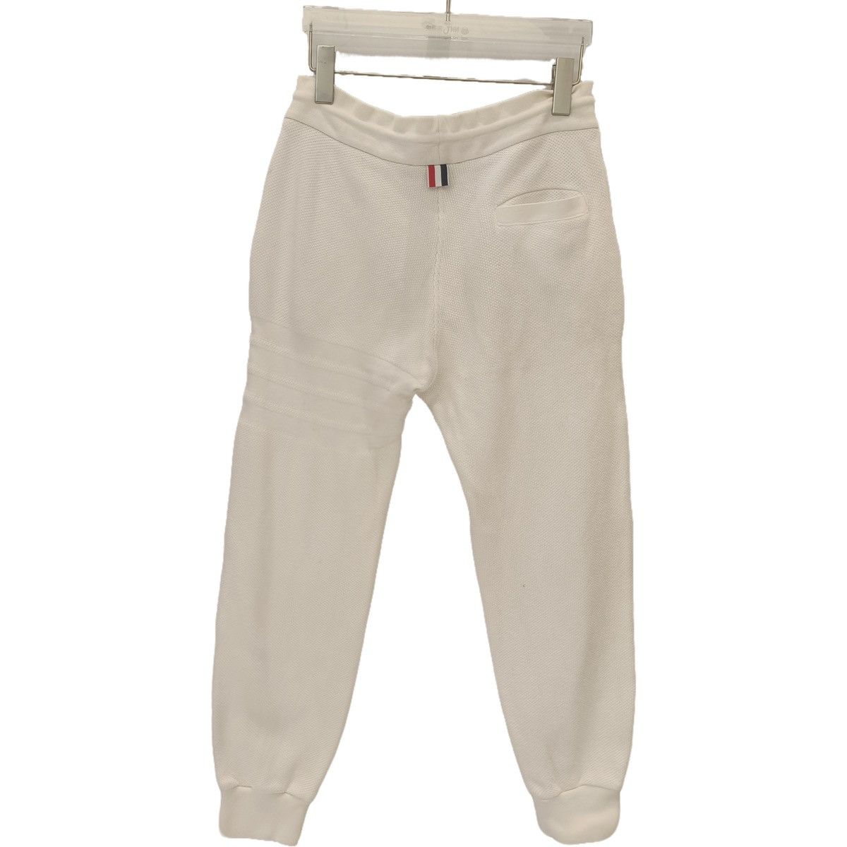 Thom Browne Thom Browne Off-white Striped Cuffed Sweatpants K26WX Size 25" / US 0 / IT 36 - 2 Thumbnail